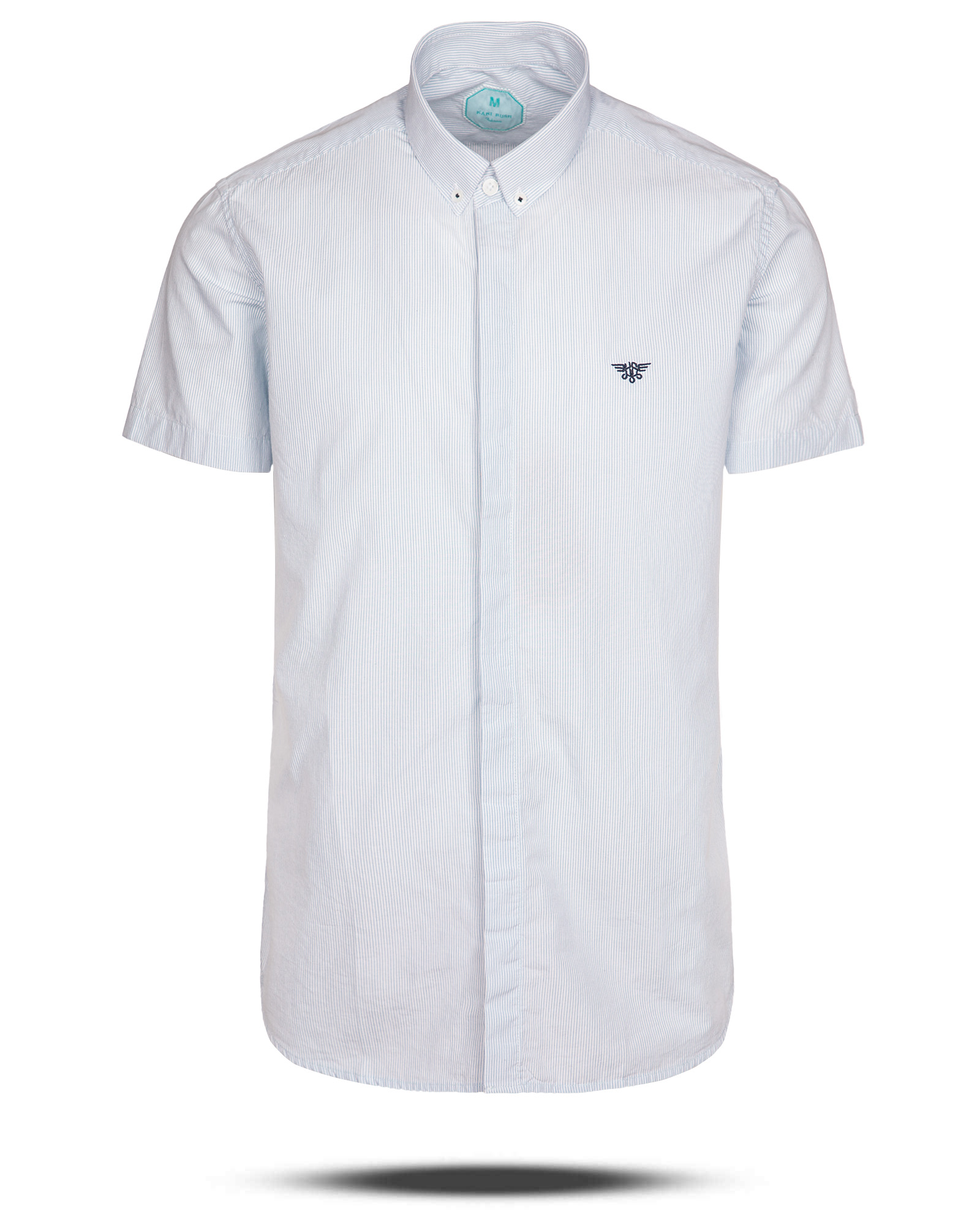 پیراهن راه راه مردانه kanirush 4051-آبی روشن-فروشگاه سارابارا-sarabara.com