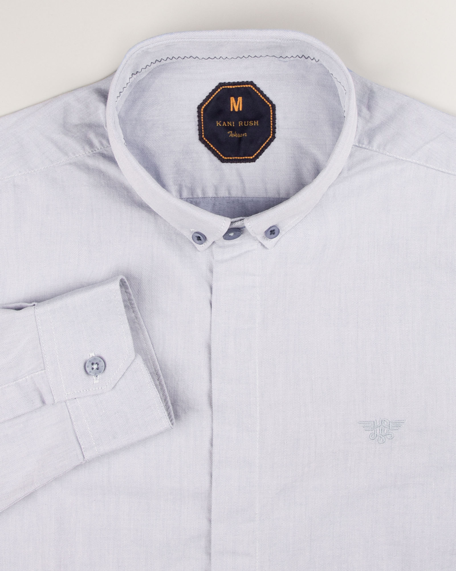 پیراهن مردانه آستین بلند kanirush 4465-آبی روشن-فروشگاه سارابارا-sarabara.com