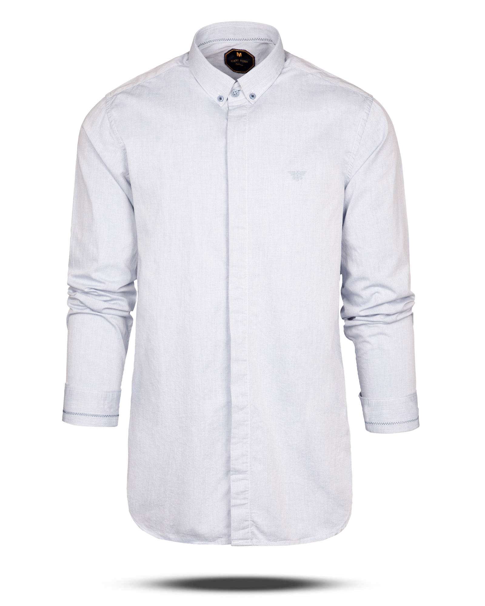 پیراهن مردانه آستین بلند 4465-آبی روشن-فروشگاه سارابارا-sarabara.com
