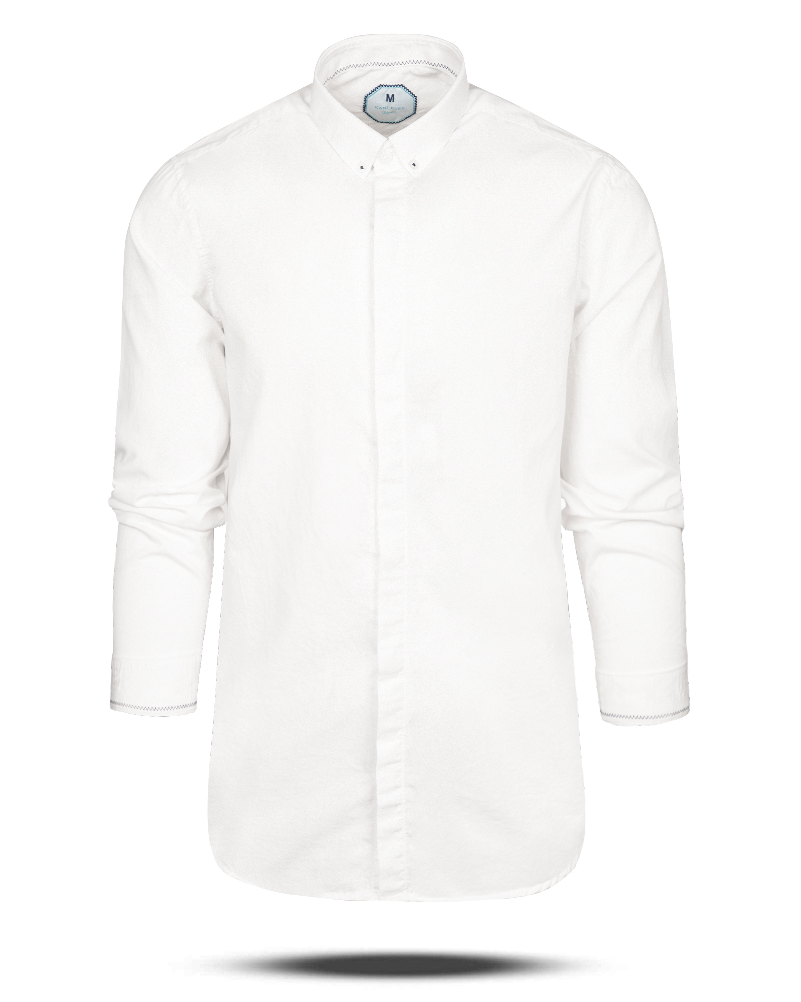 پیراهن مردانه آستین بلند 4465-سفید-فروشگاه سارابارا-sarabara.com