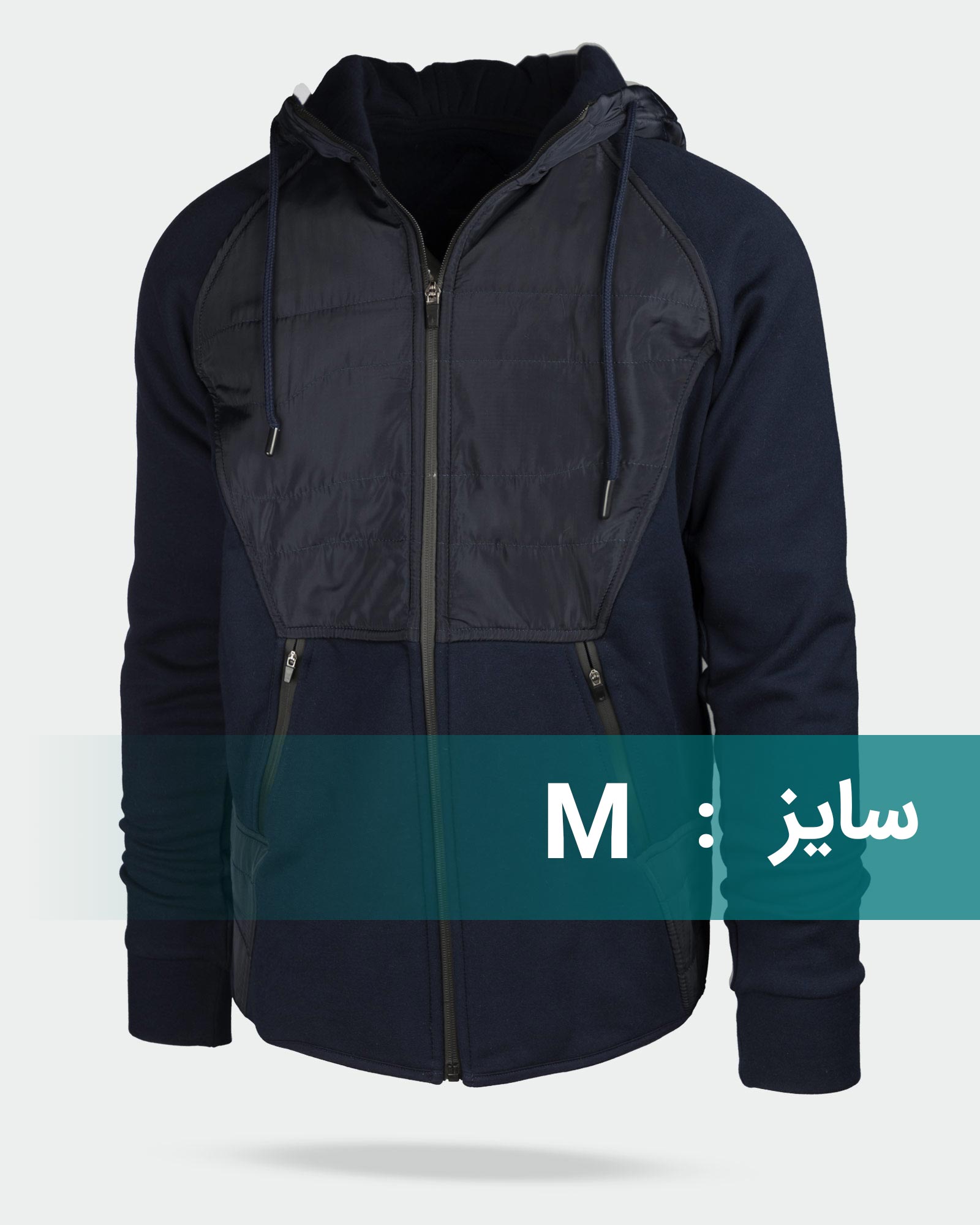 سویشرت مردانه دورس 89053 - سرمه‌ای تیره