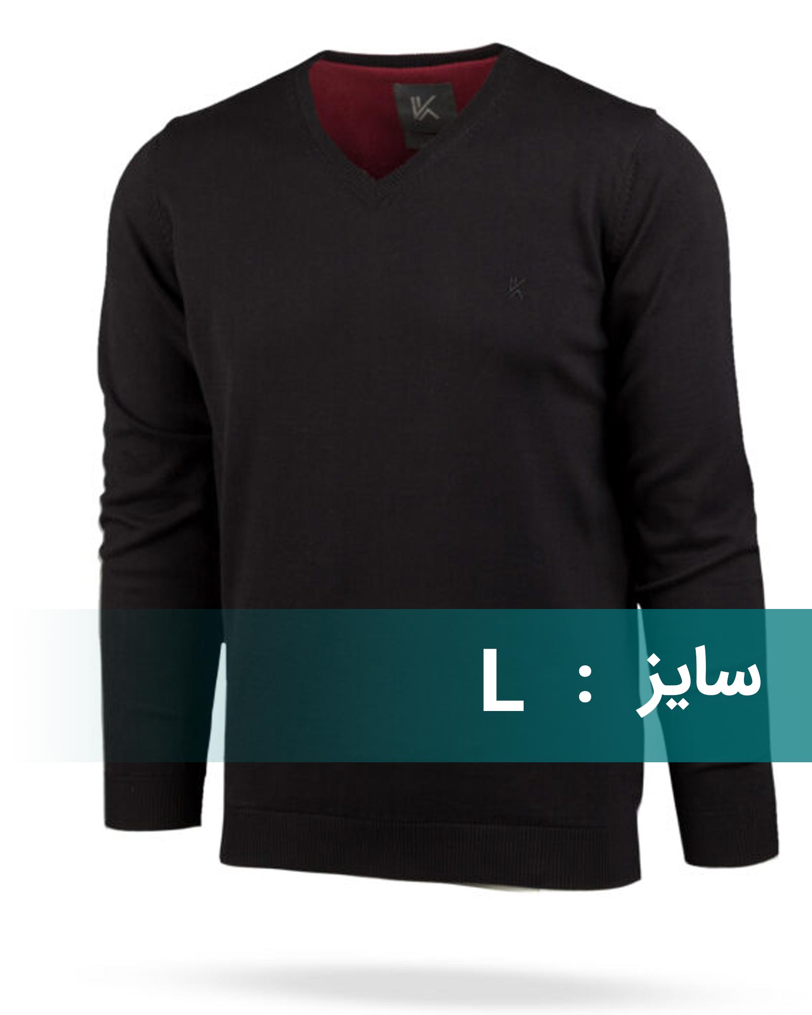 پلیور بافت مردانه 987 - مشکی