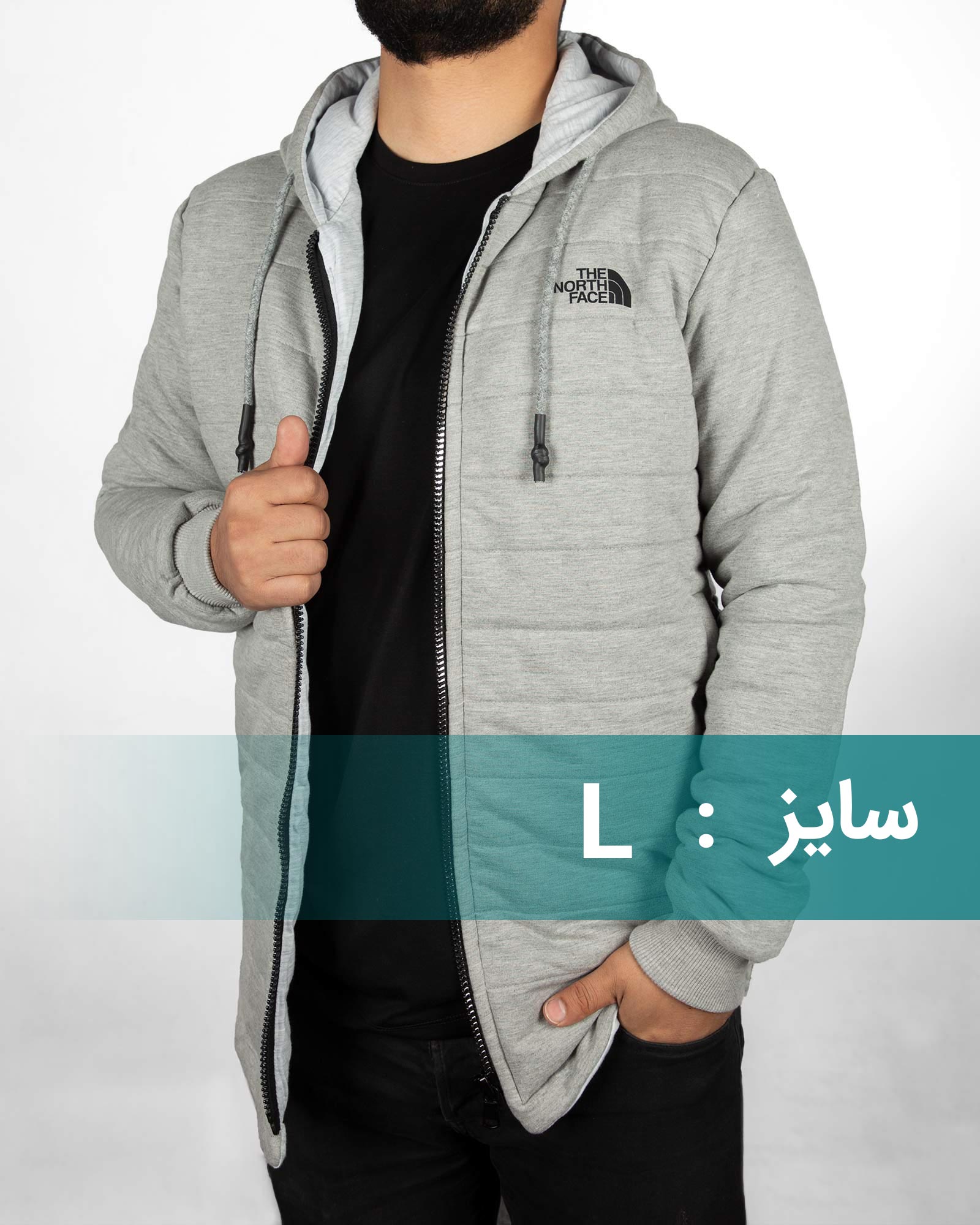 سویشرت مردانه SU558 - ملانژ