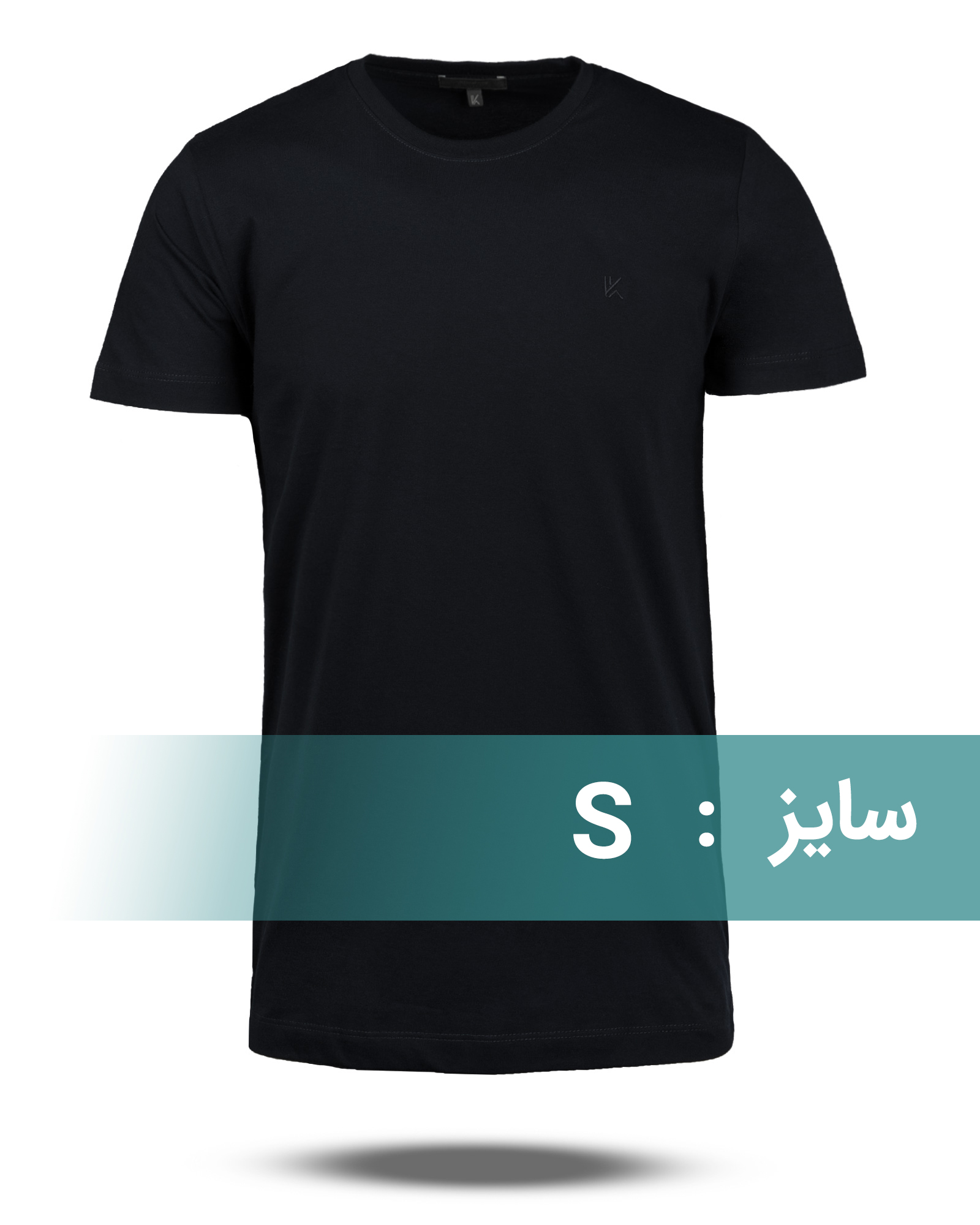 تیشرت بیسیک مردانه VKTI98 - مشکی