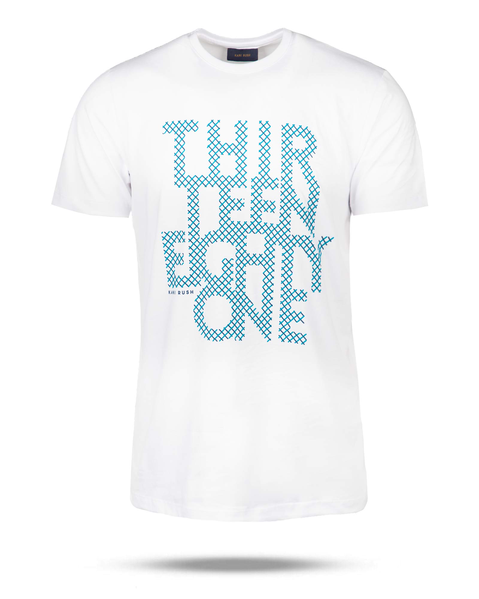 cotton patterned t-shirt for men
