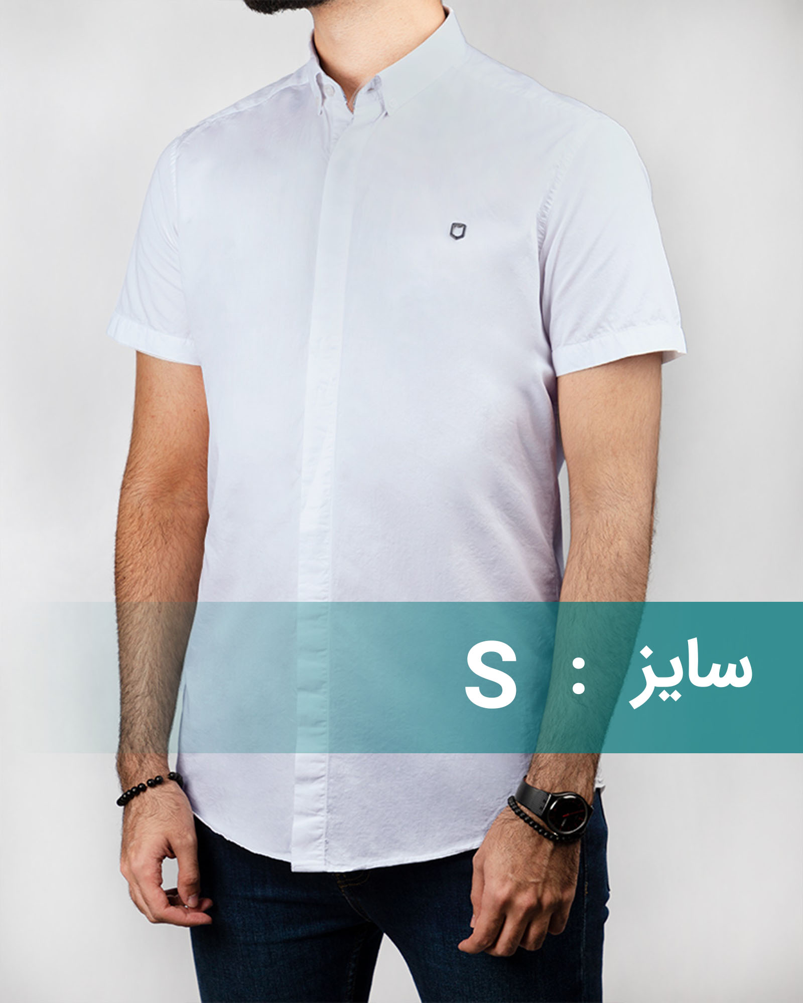 پیراهن مردانه 1193 - آبی روشن