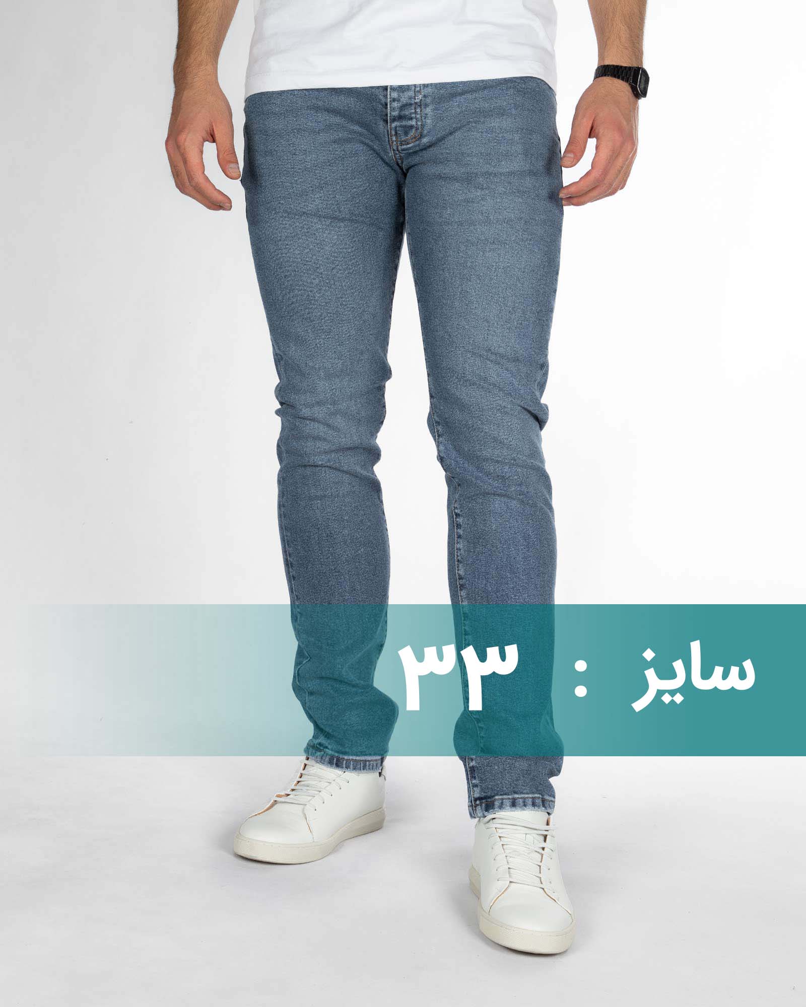 شلوار جین مردانه آبی VK99112