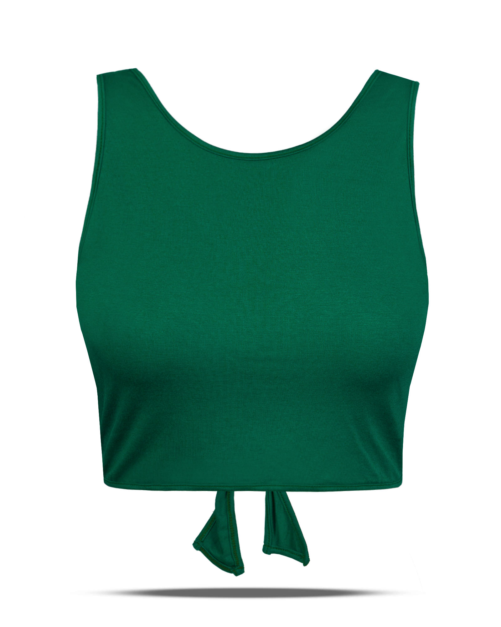 کراپ تاپ زنانه 2148 - سبز تیره