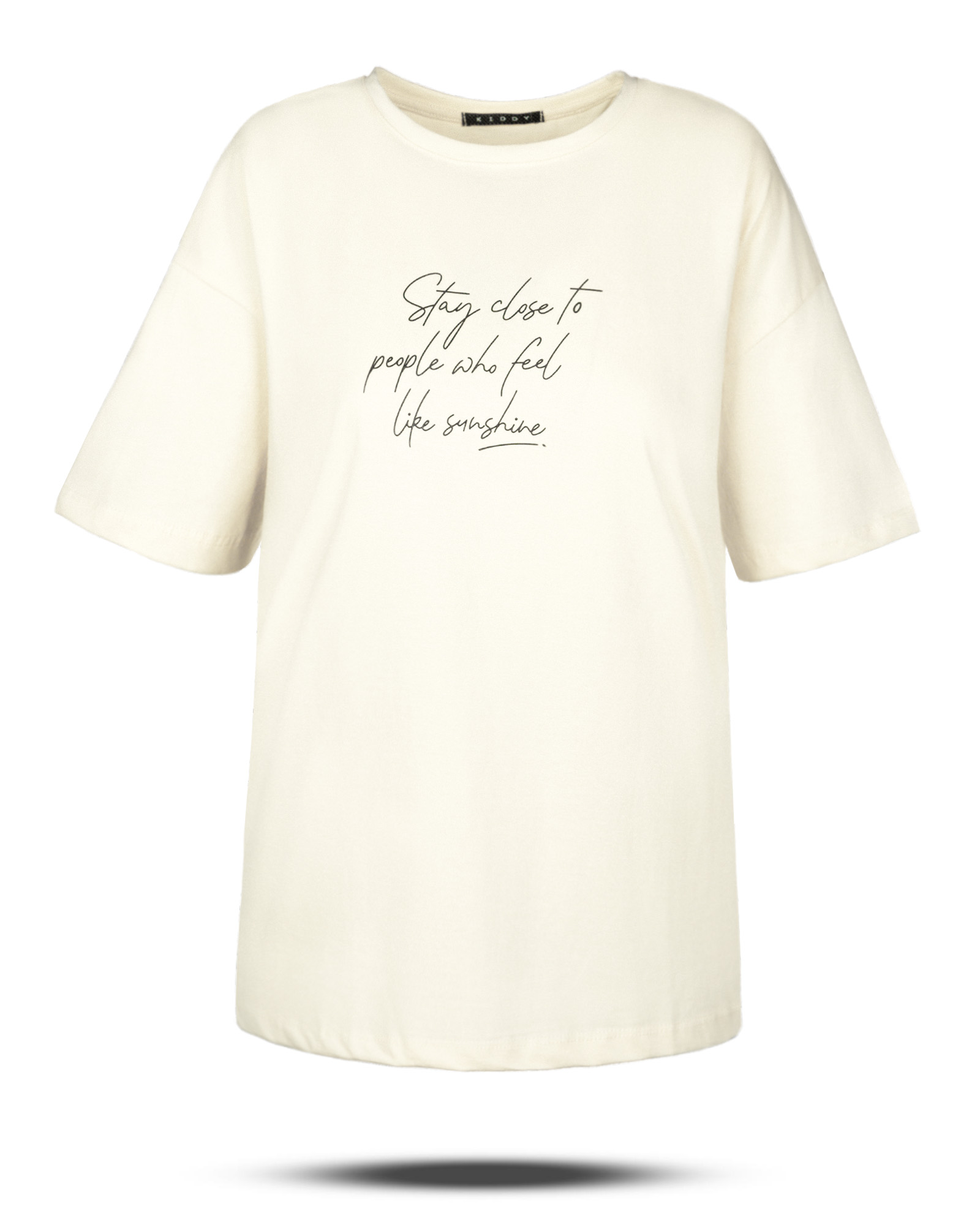 تیشرت اورسایز زنانه 2098 - شیرى