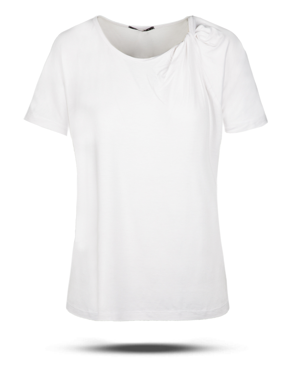 تیشرت یقه گرد باز زنانه 2144 - شیرى