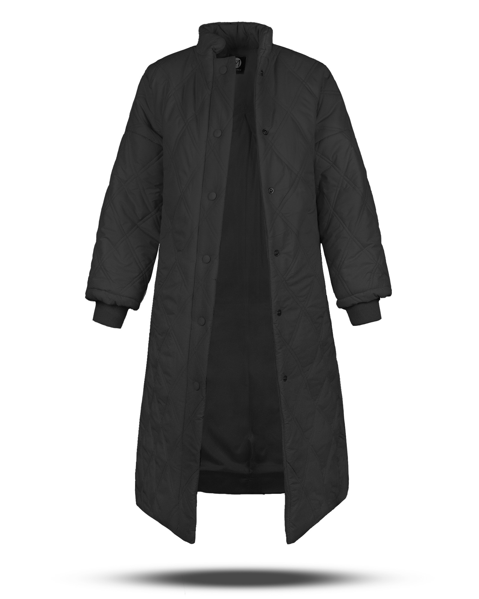 کاپشن زنانه شمعی 0274 - مشکی