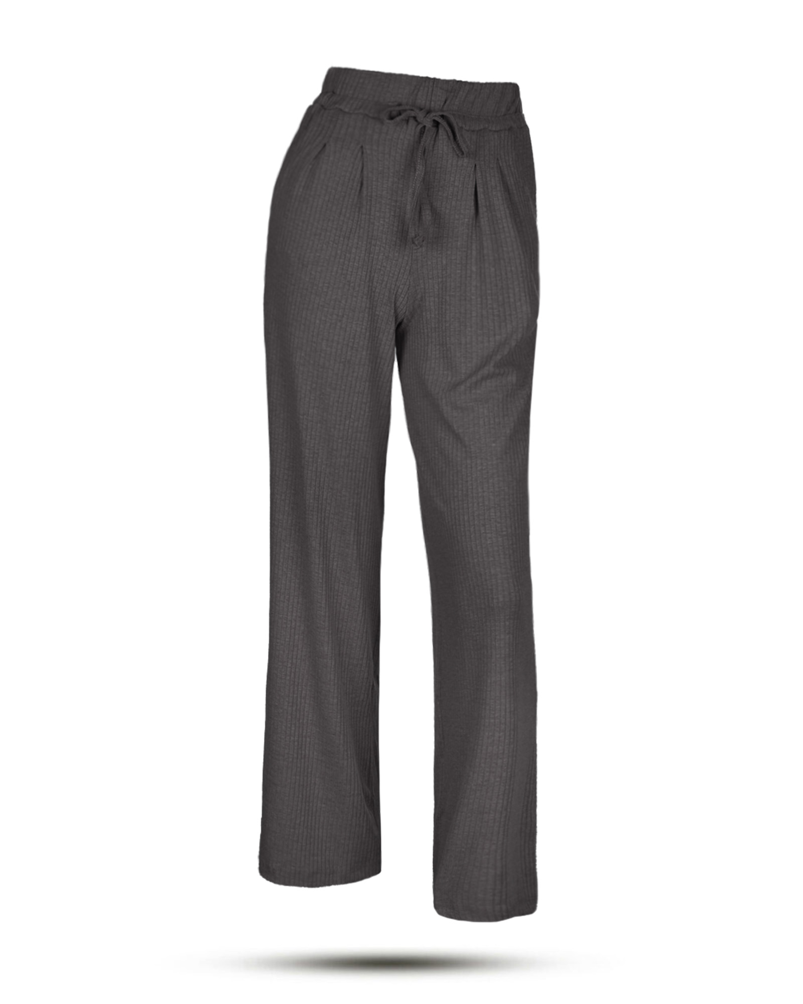 شلوار بلند زنانه3437 - ملانژ پررنگ