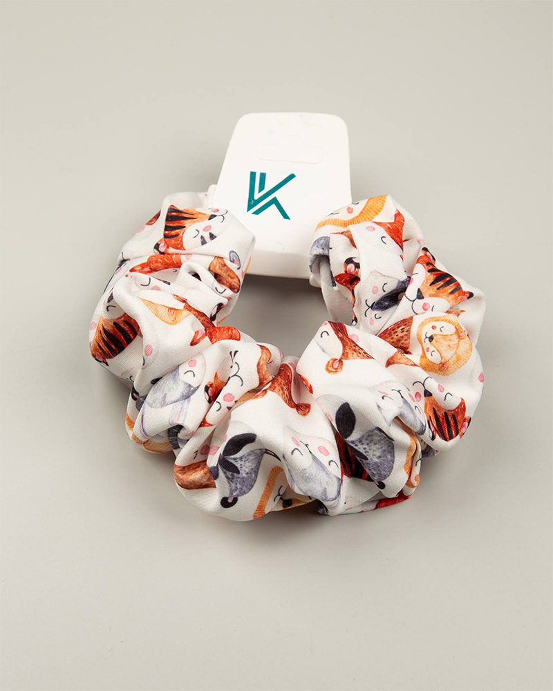 کش مو زنانه KT28 - قرمز نارنجی