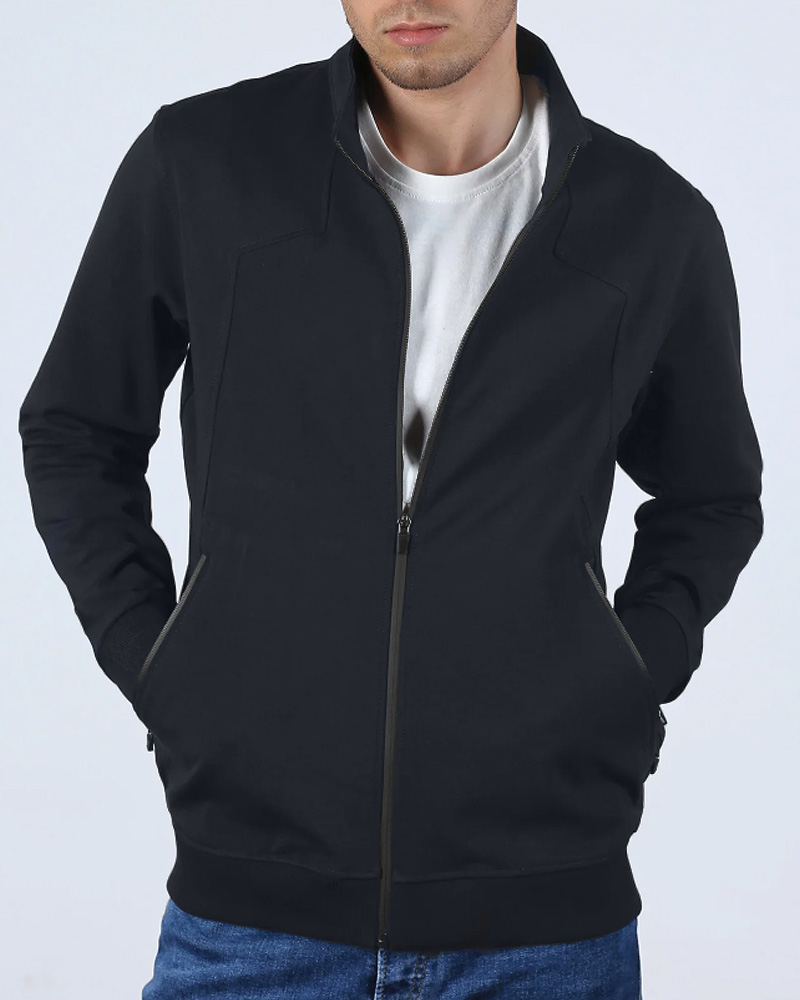 سویشرت مردانه 1025 - سرمه‌ای تیره