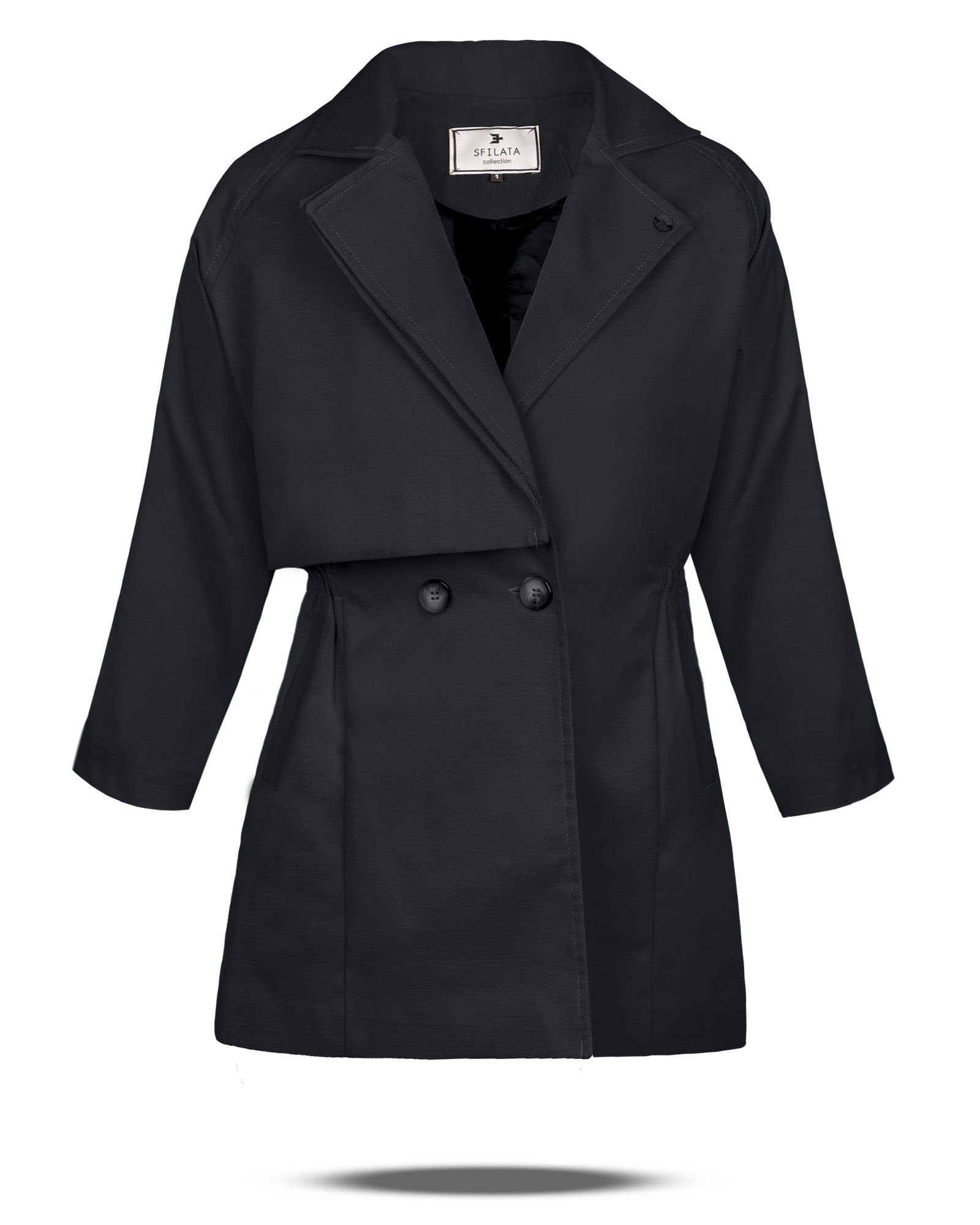 بارانی زنانه 200340 - مشکی