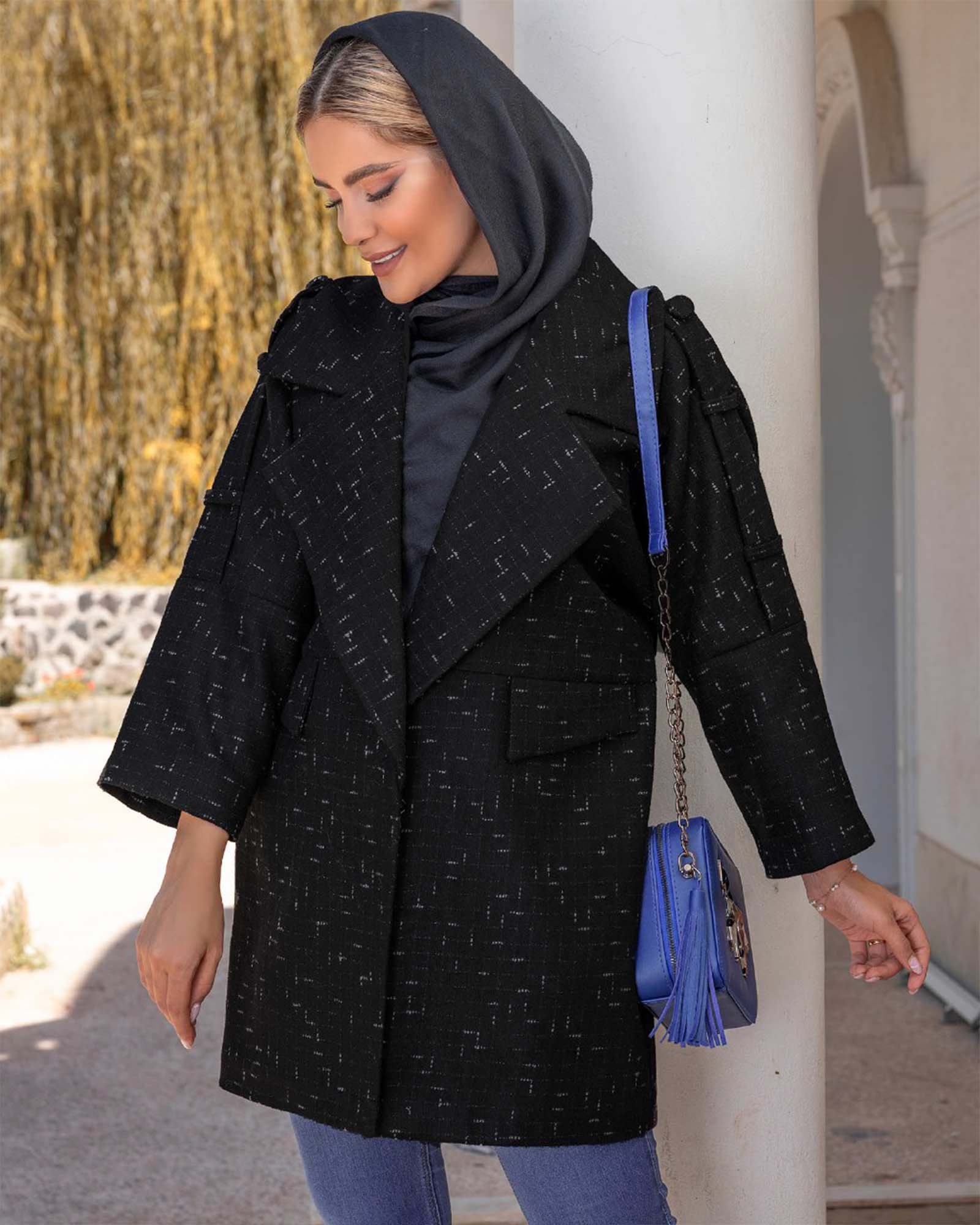 پالتو زنانه 170024 - مشکی