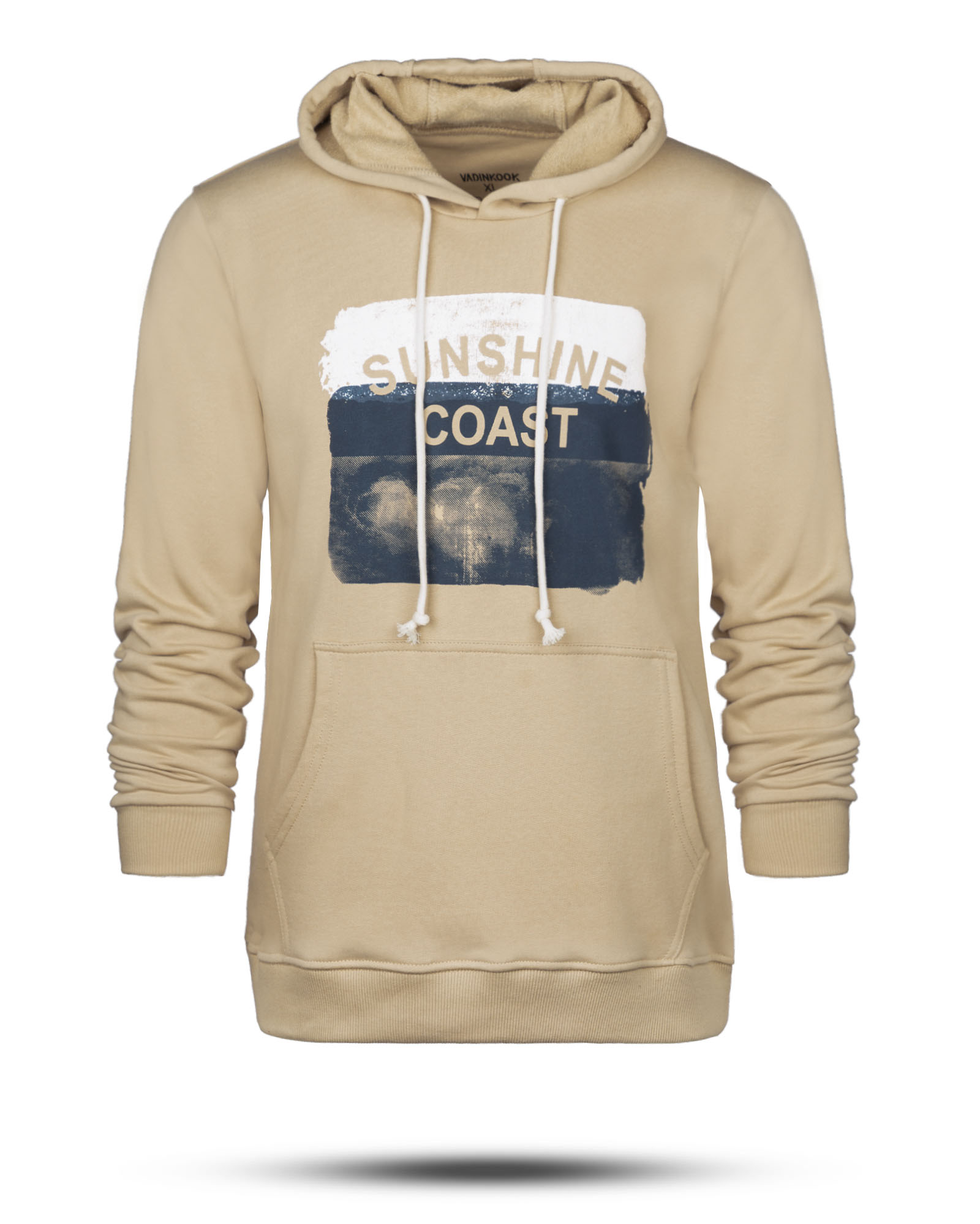 هودی داخل کرکی مردانه 01950 - خاکی