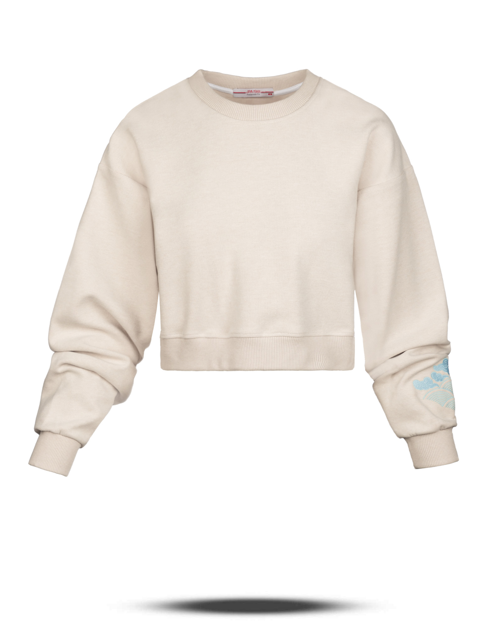 بلوز کراپ زنانه 2176 - کرمى