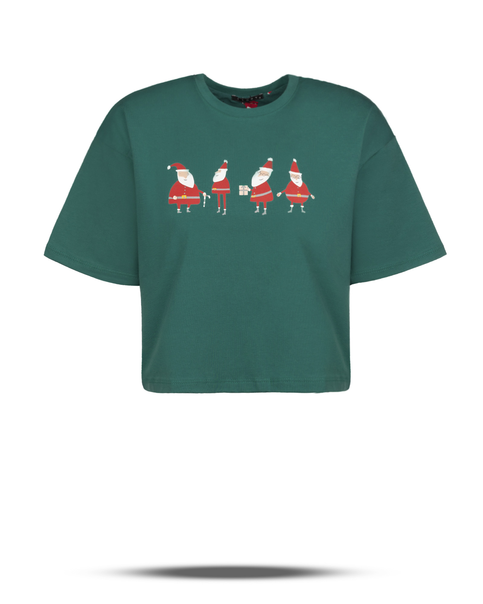 کراپ تیشرت زنانه 2345 - کله غازی کدر