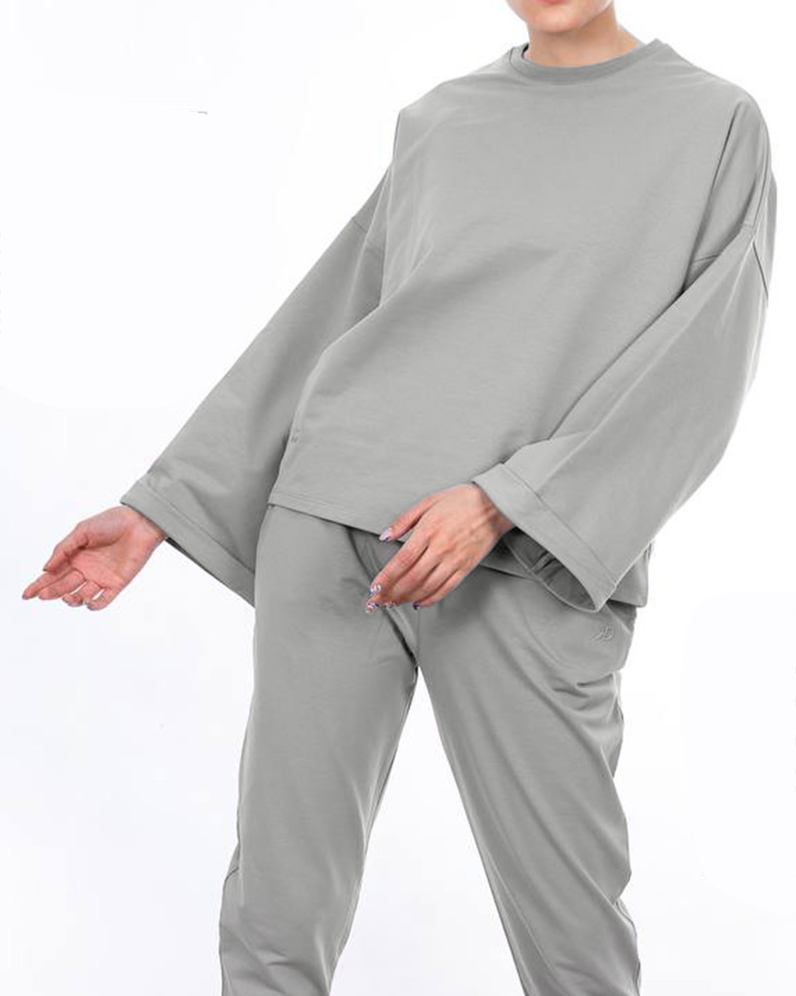 بلوز گلکسی زنانه 2324 - ملانژ