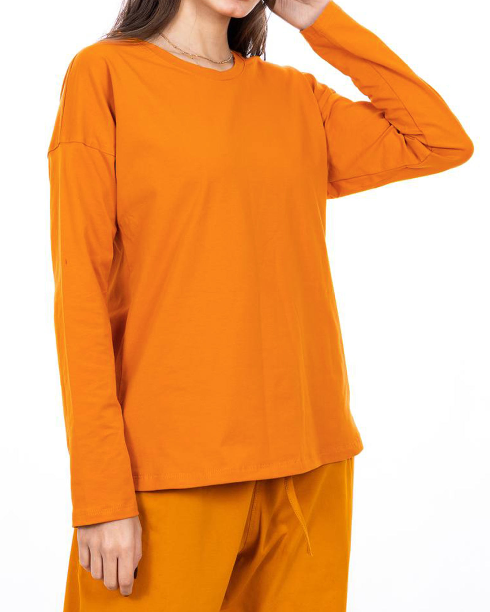 بلوز بیسیک زنانه 2342 - نارنجی