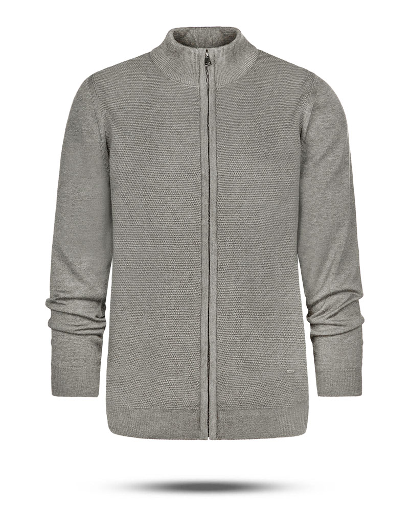ژاکت بافت مردانه یقه سه سانت