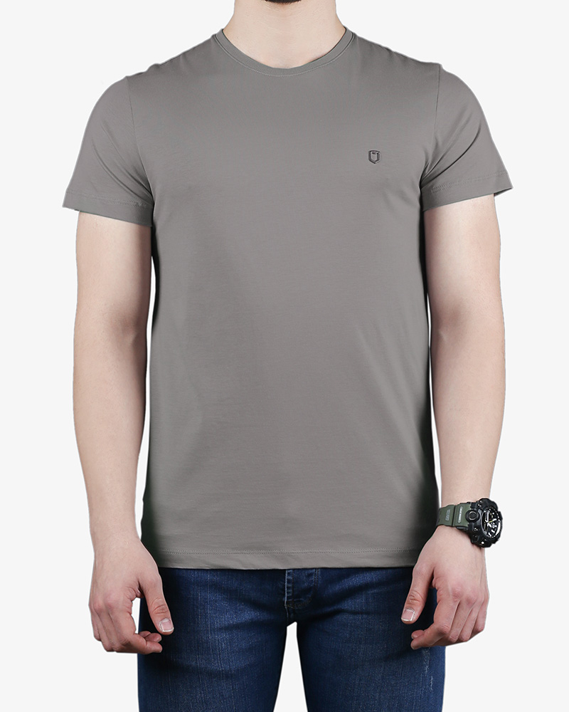 تیشرت بیسیک مردانه 2350new - طوسی