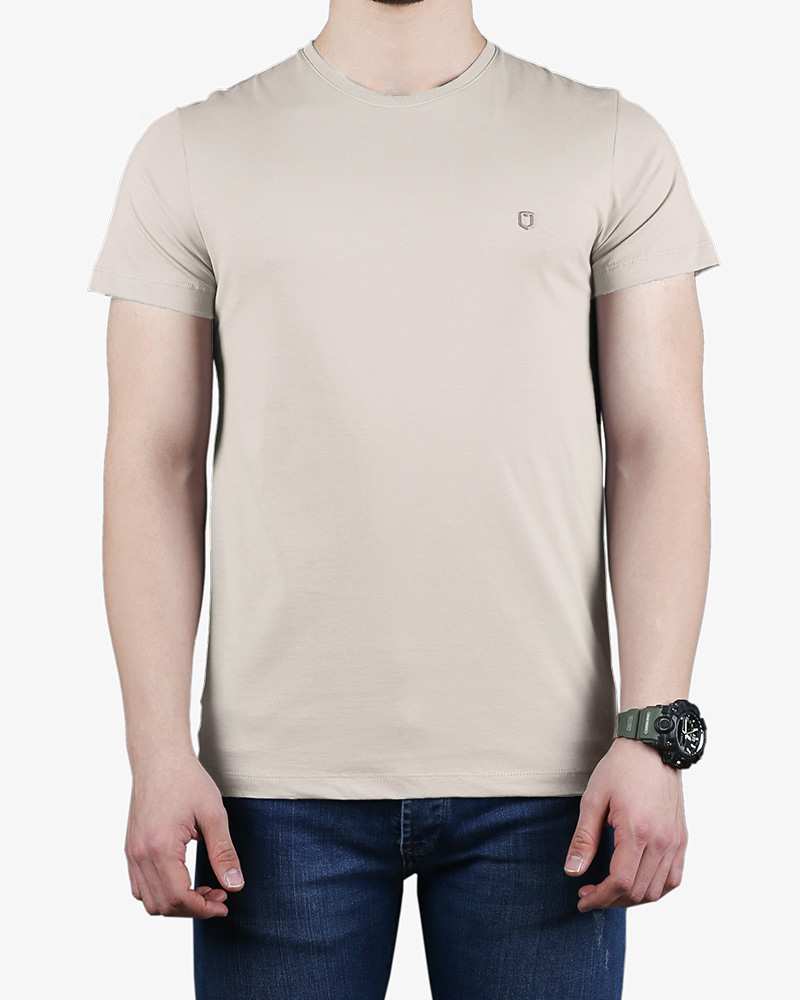 تیشرت بیسیک مردانه 2350new - کتانی