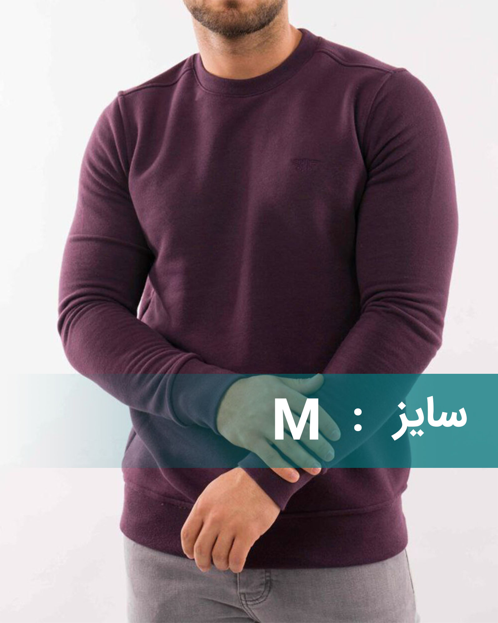 پلیور مردانه دورس 3636 - بنفش