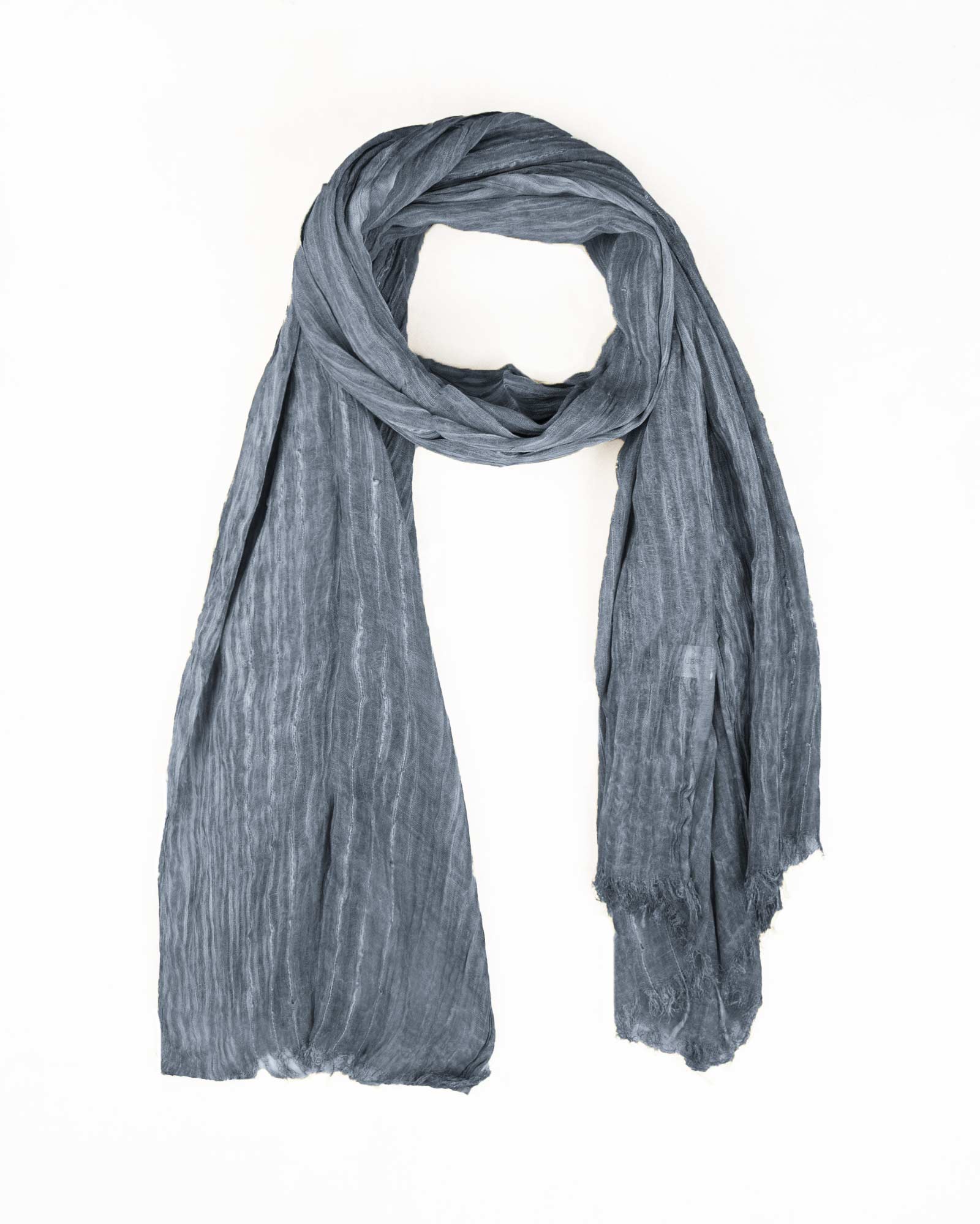 شال نخی سنگشور زنانه 4559 - آبی نفتی