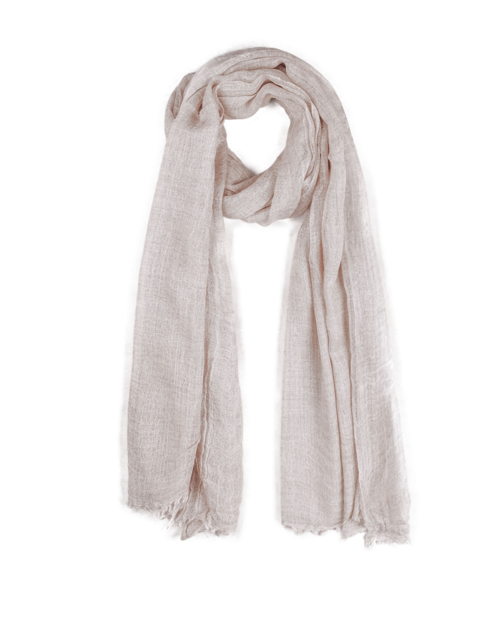 شال ساده نخی زنانه 4693 - یاسی کدر