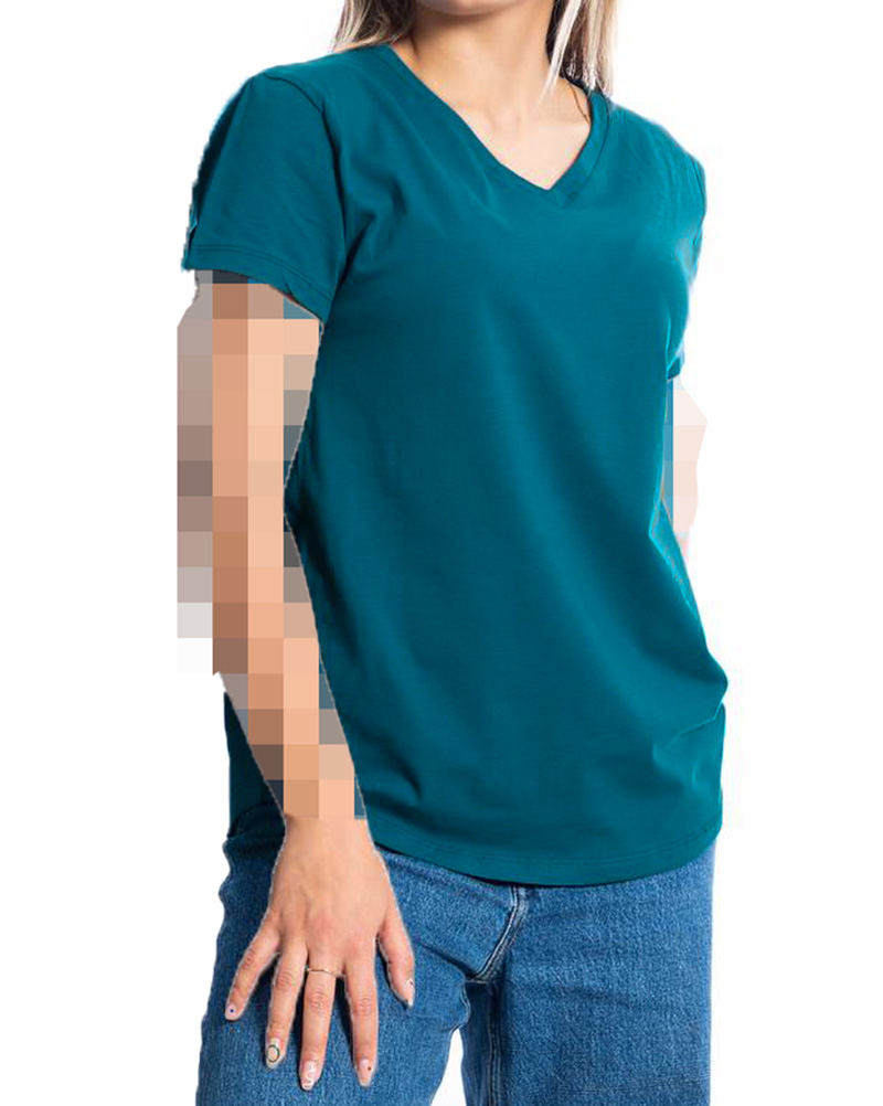 تیشرت نخی زنانه 2554 - کله غازی کدر