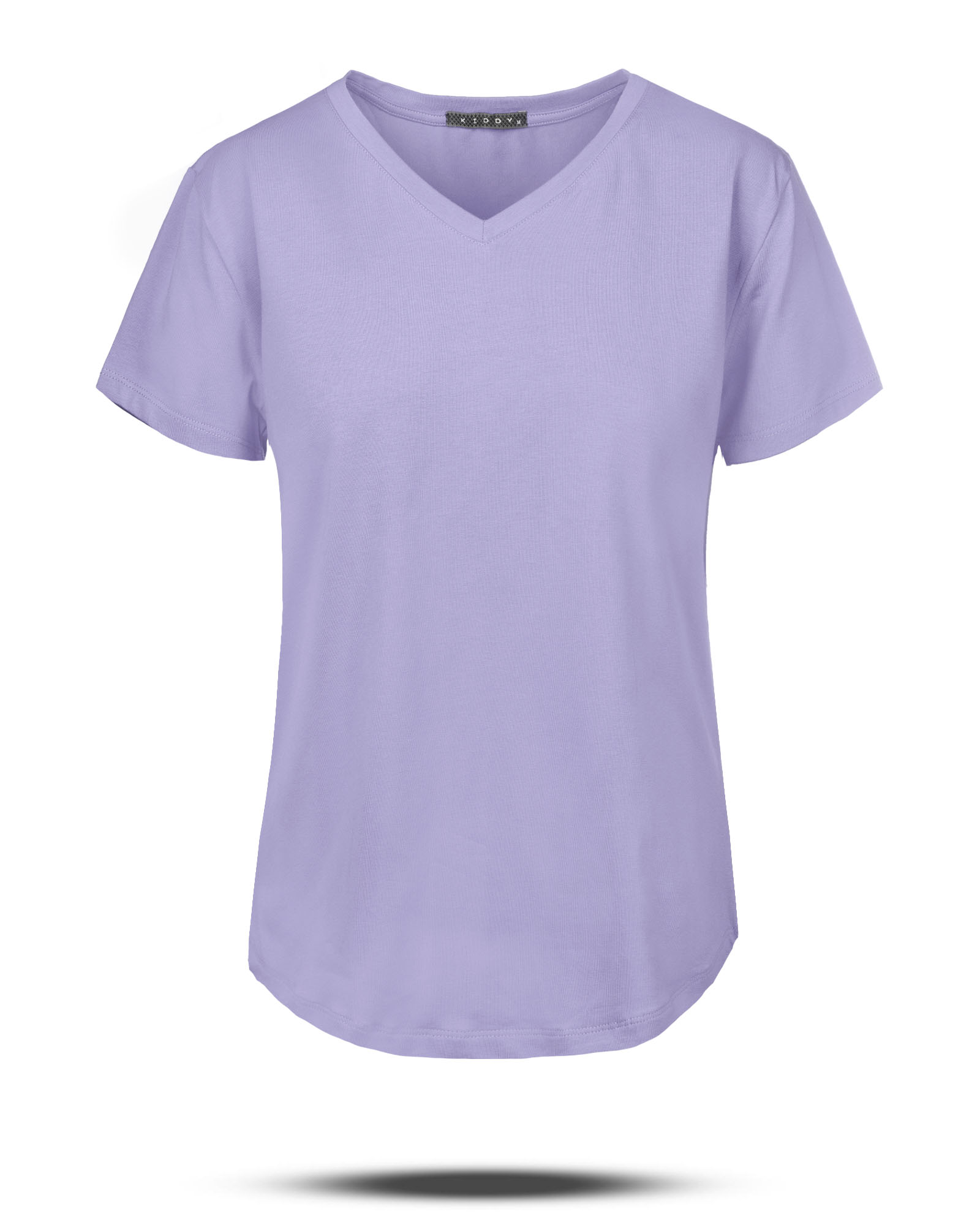 تیشرت نخی زنانه 2554 - یاسی کدر