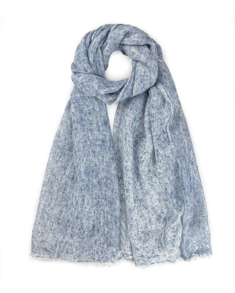 شال زنانه چهارفصل 4177 - آبی تیره