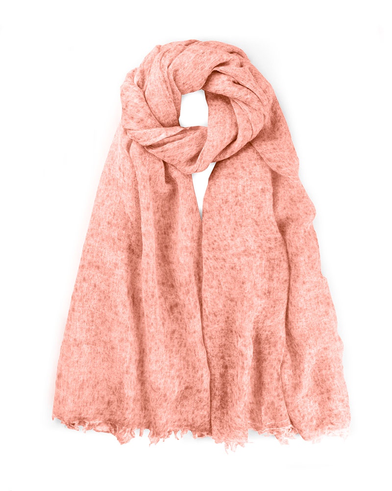 شال زنانه چهارفصل 4177 - گلبهی