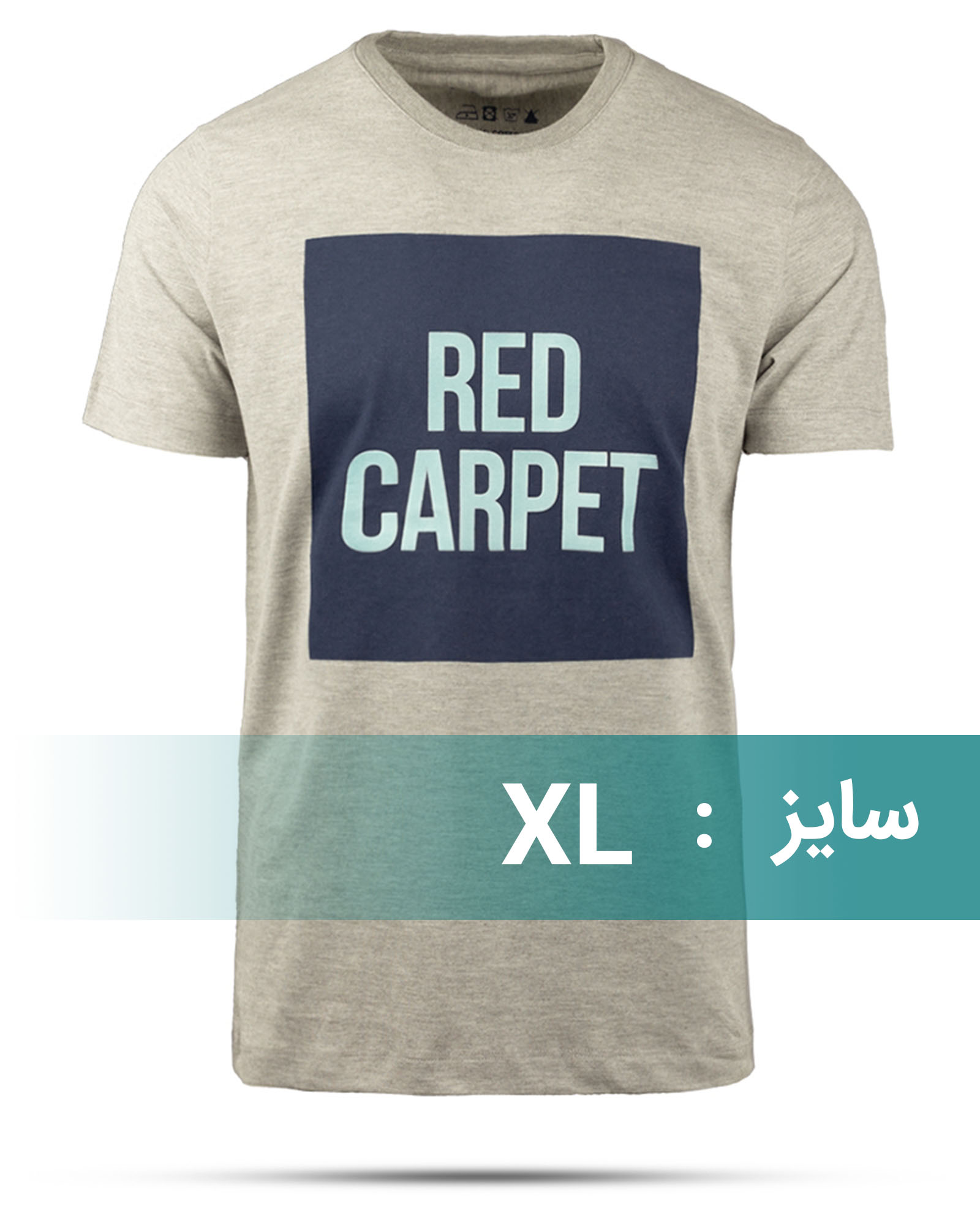 تیشرت پنبه ای مردانه RVK198-T1 - ملانژ