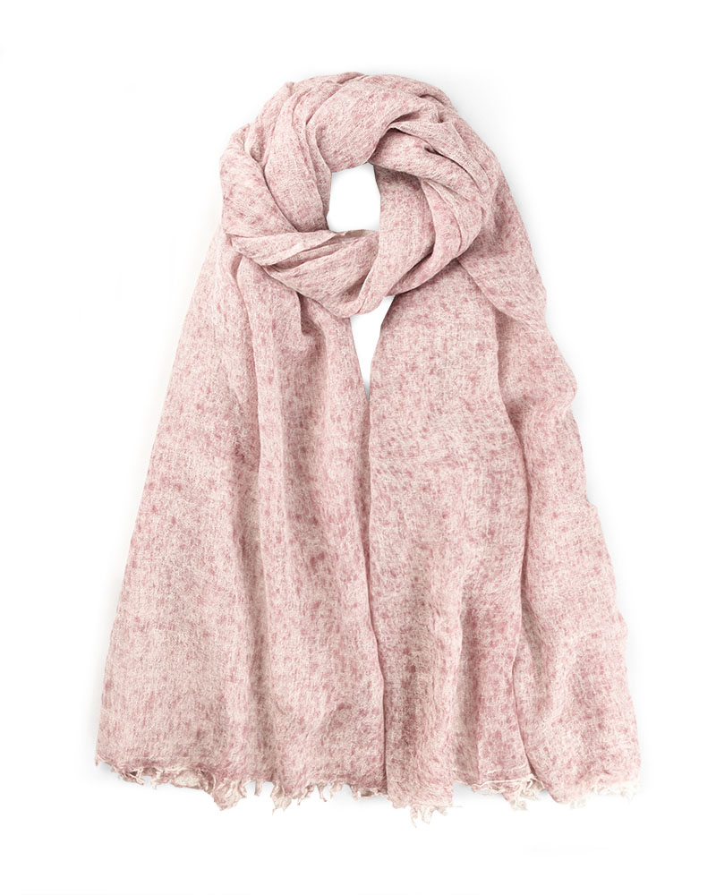 شال زنانه چهارفصل 4177 - صورتی کثیف