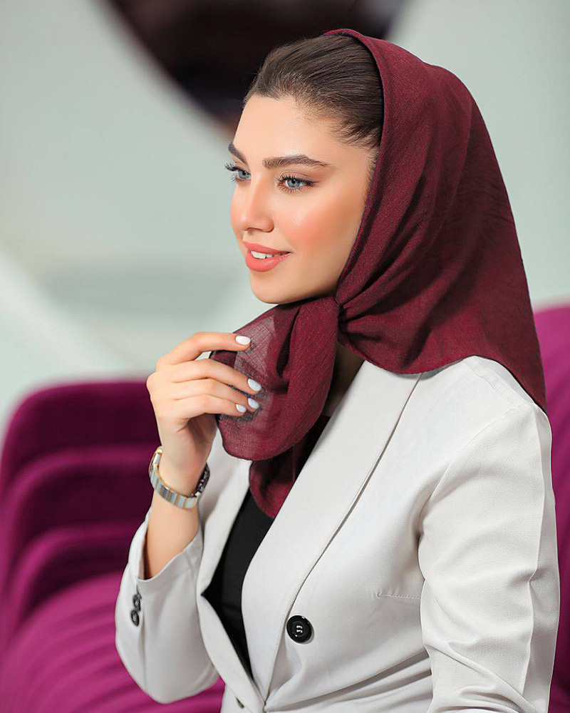 روسری مینی زنانه اسلپ نخ