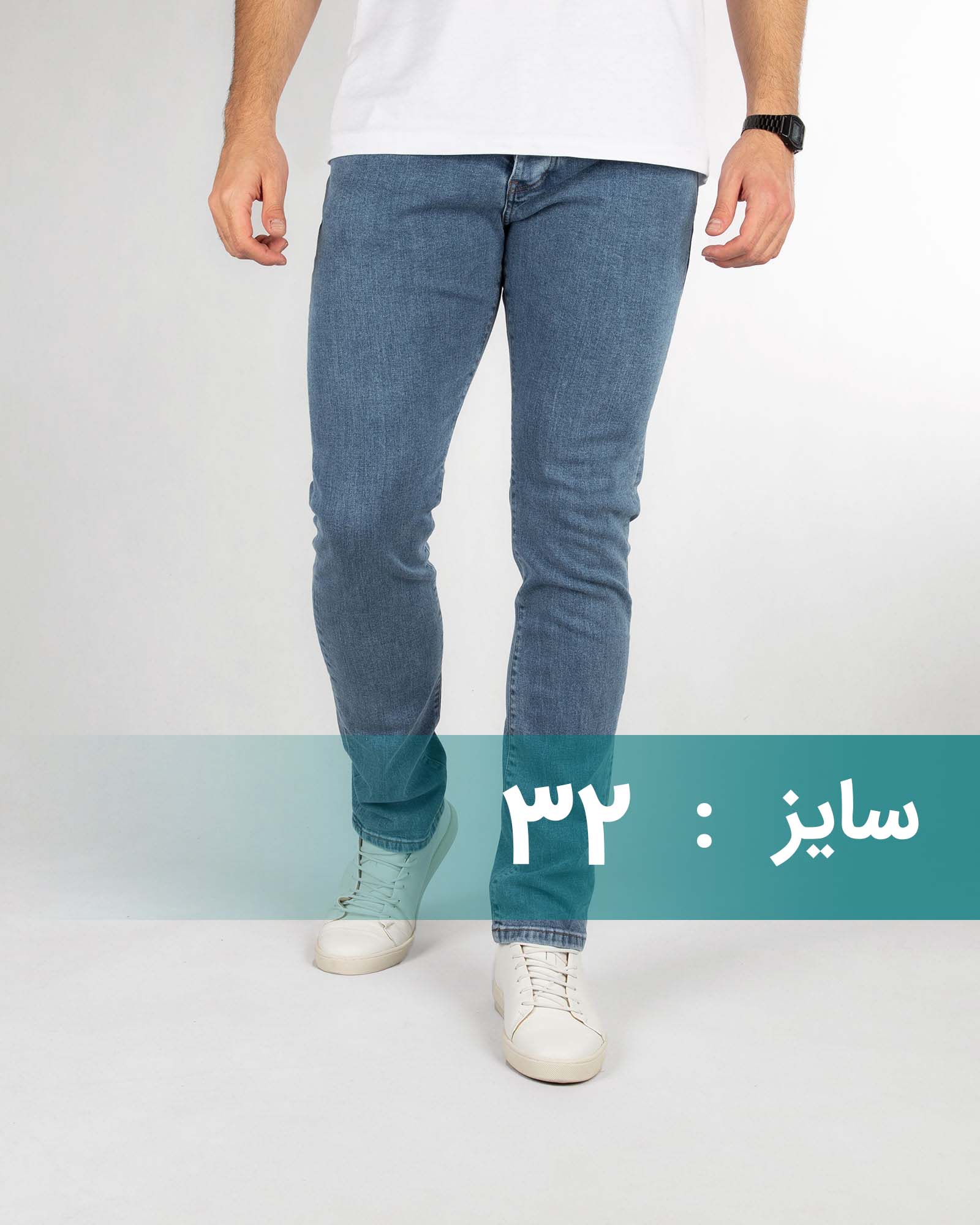 شلوار جین مردانه lp479 - آبی