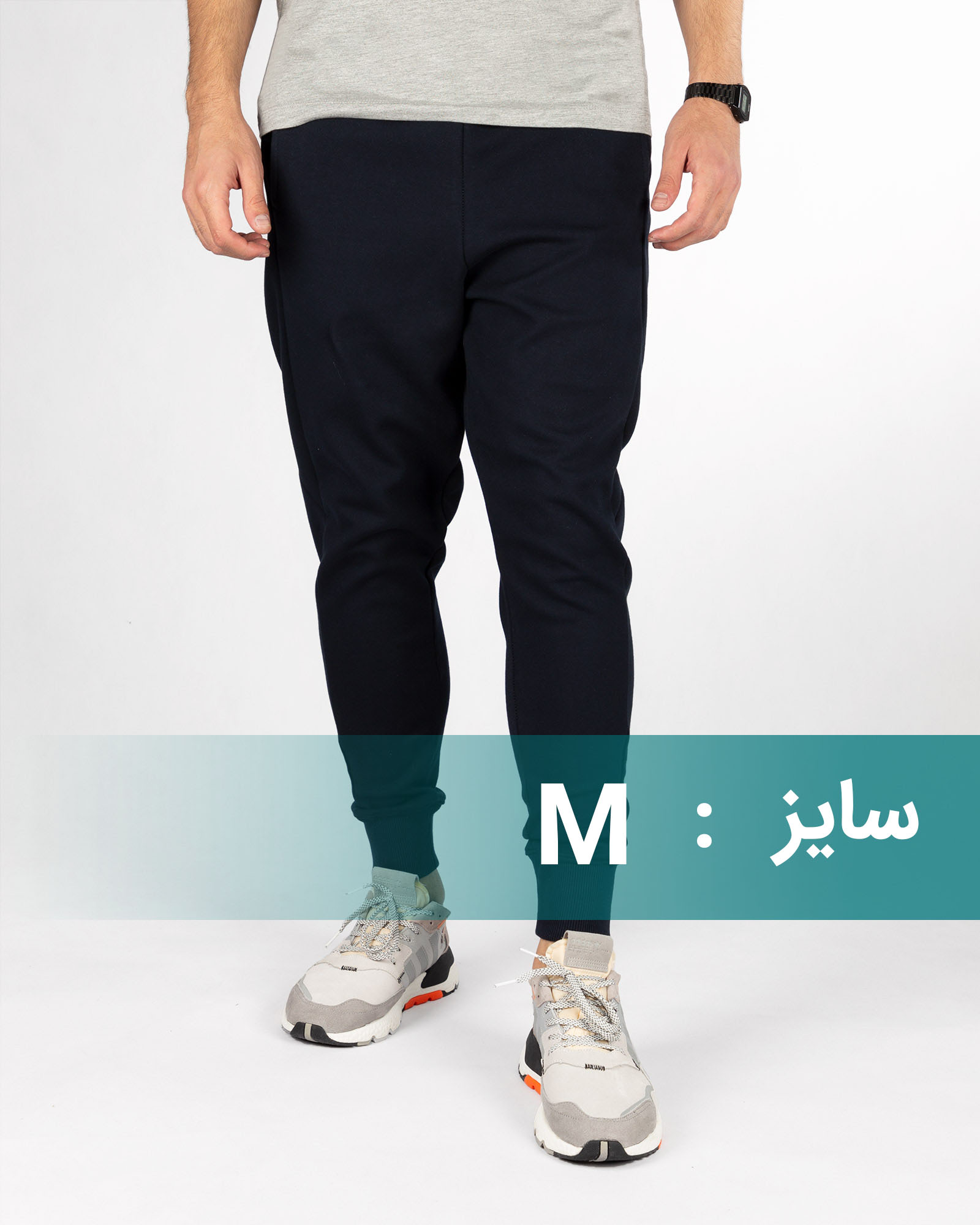 شلوار اسلش مردانه 5002 - سرمه‌ای تیره