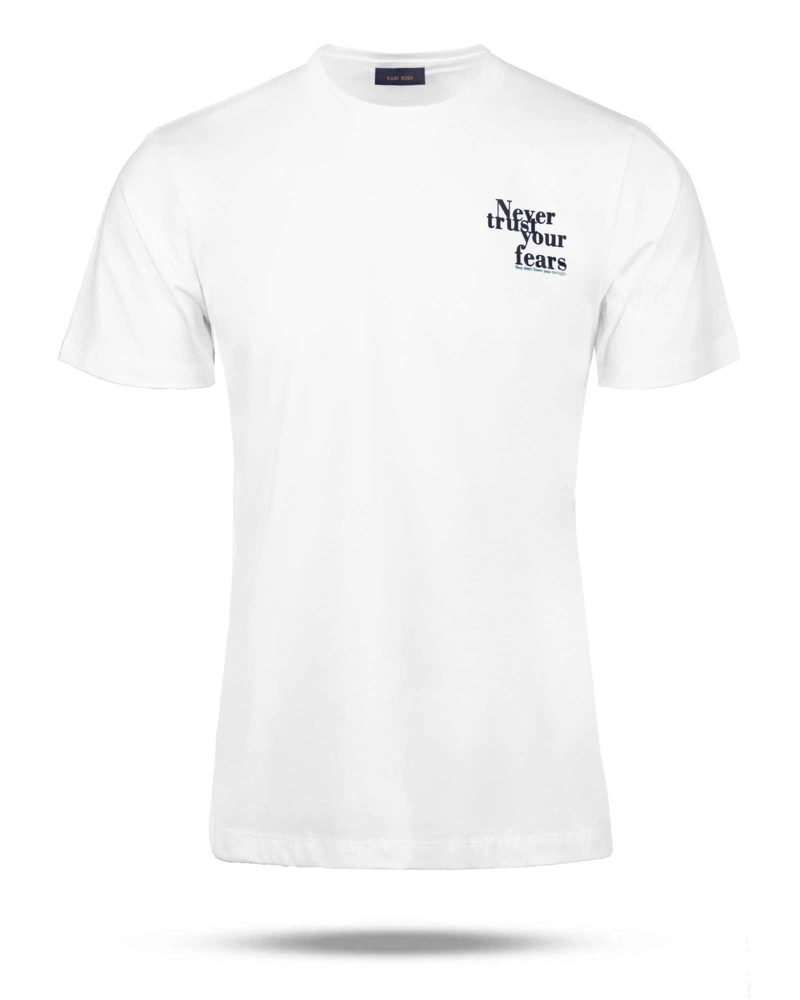 تیشرت نخی مردانه 2208 - سفید