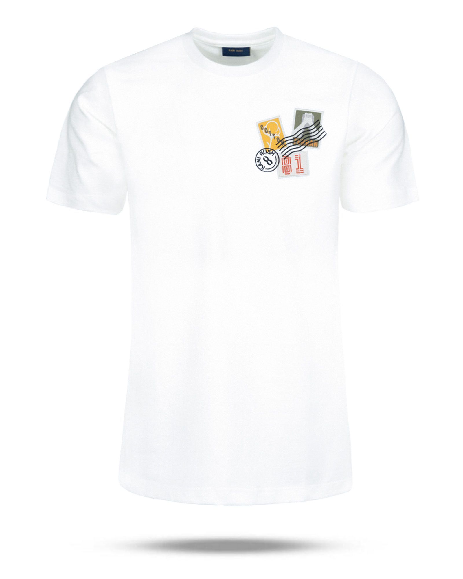 تیشرت مردانه طرح برج آزادی 2209 - سفید