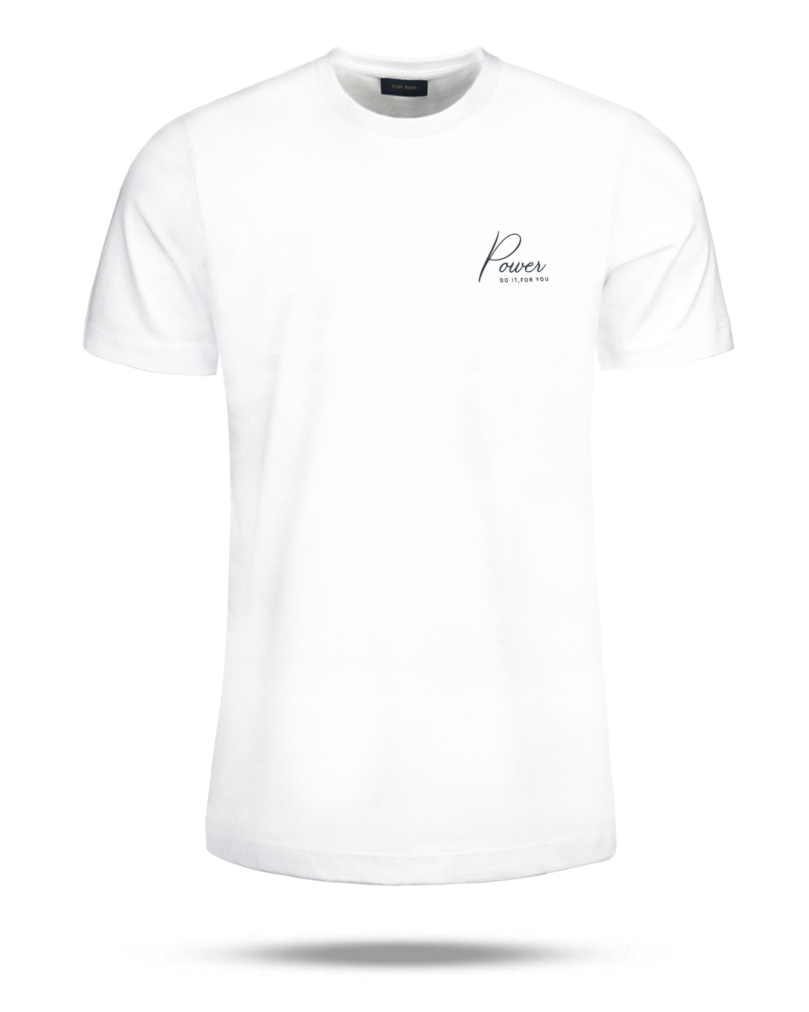 تیشرت طرح POWER مردانه 2231 - سفید