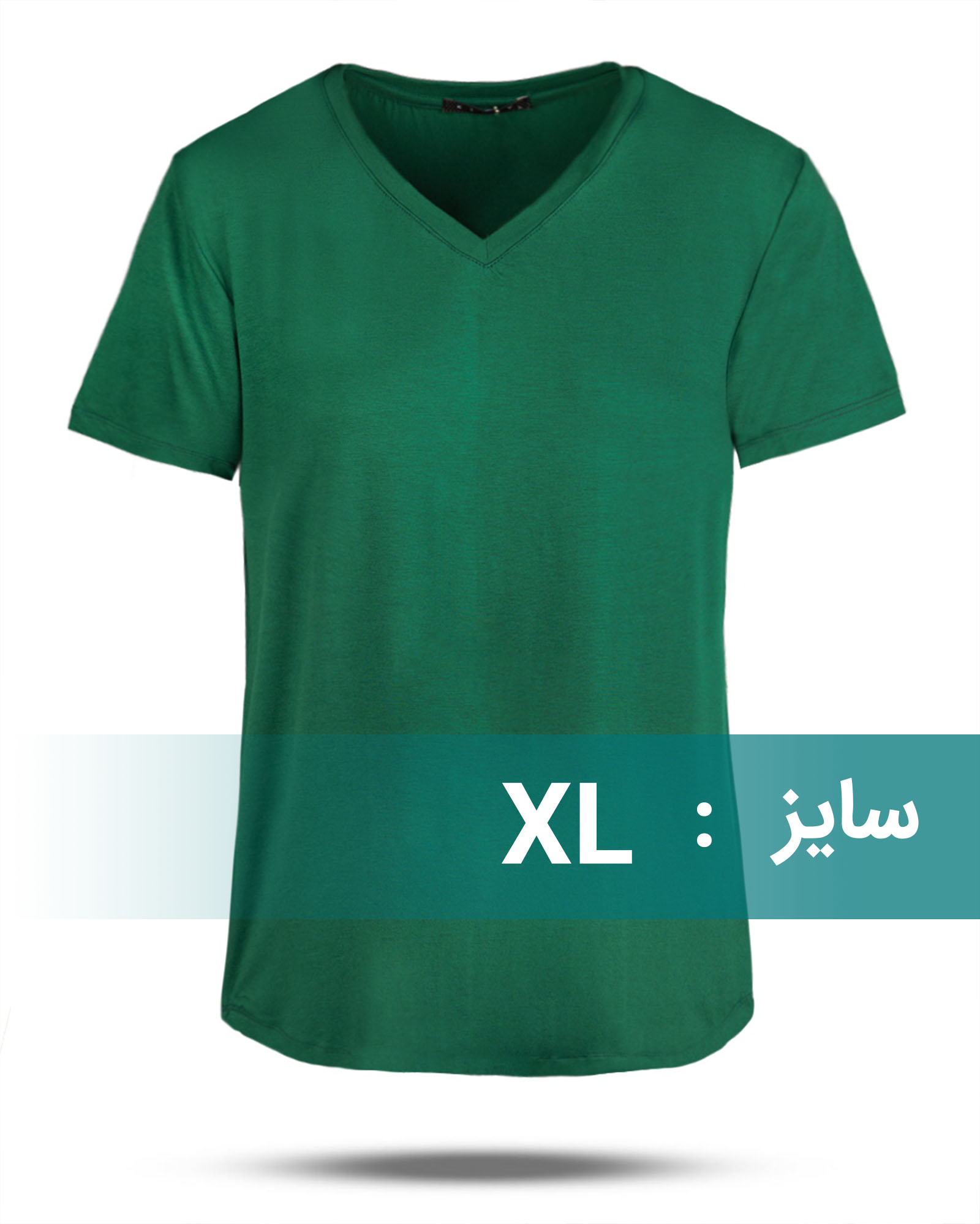 تیشرت ساده زنانه 2151 - سبز تیره