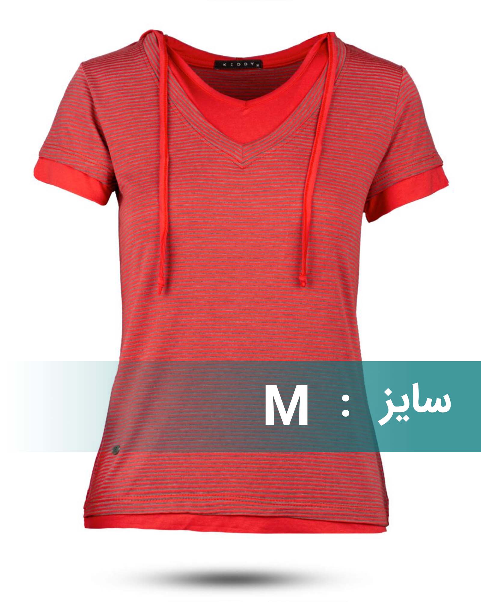 تیشرت زنانه 1295 - قرمز