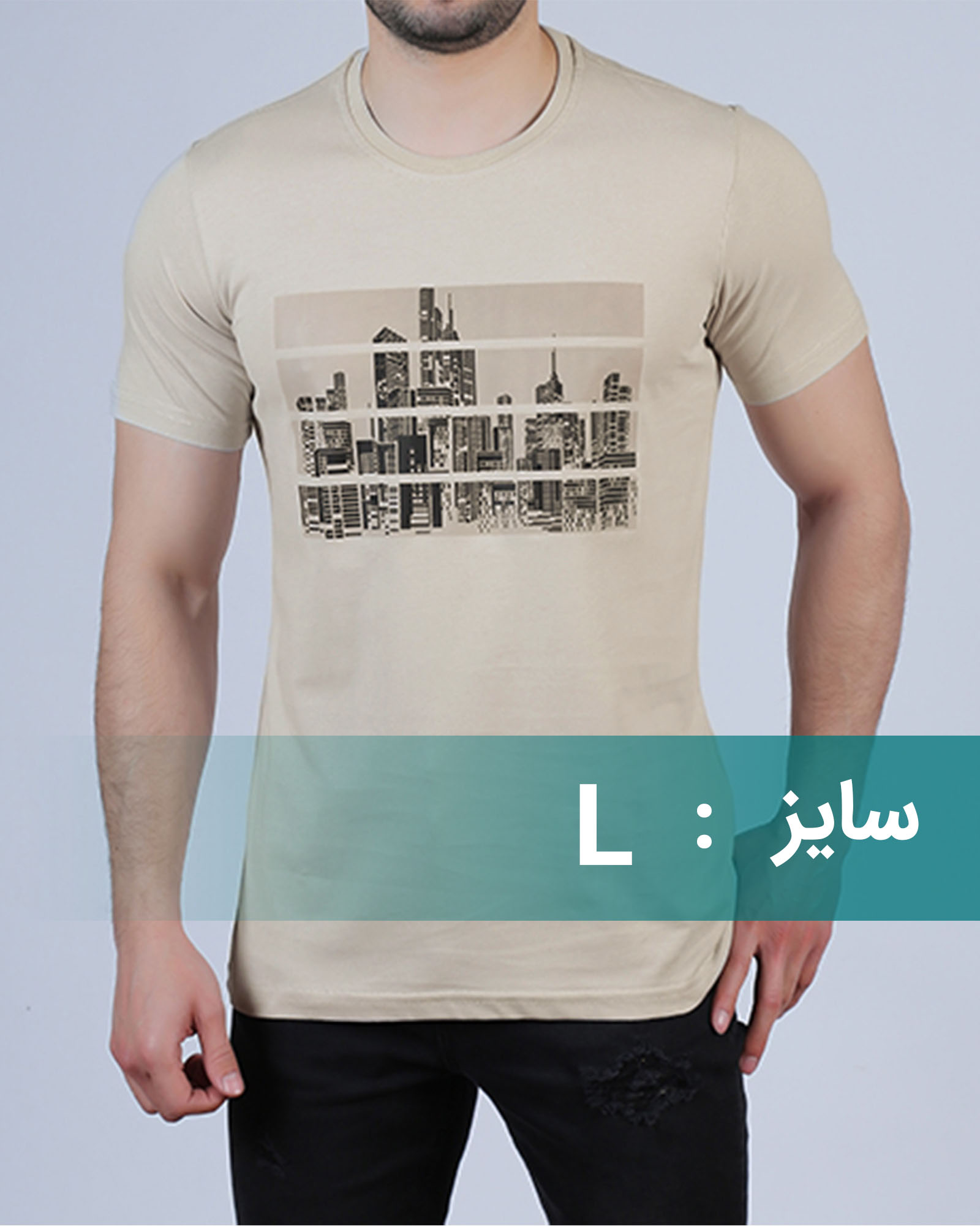تیشرت اسپرت مردانه 0217 - خاکستری