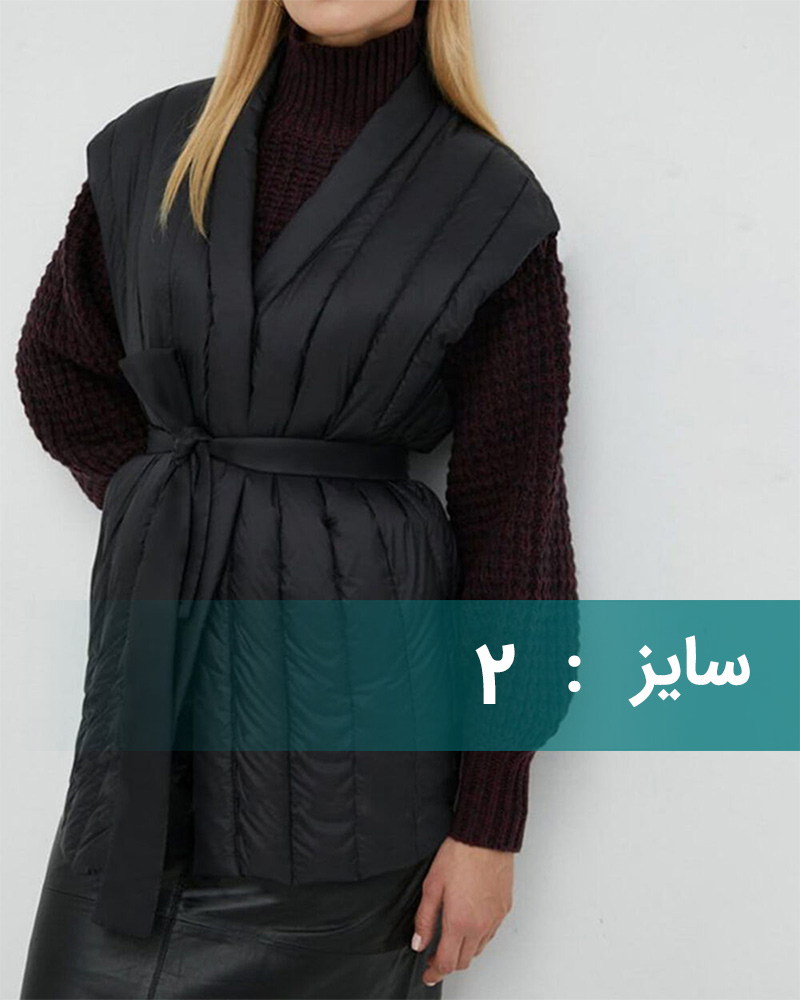 کاپشن پافر زنانه 0256 - مشکی