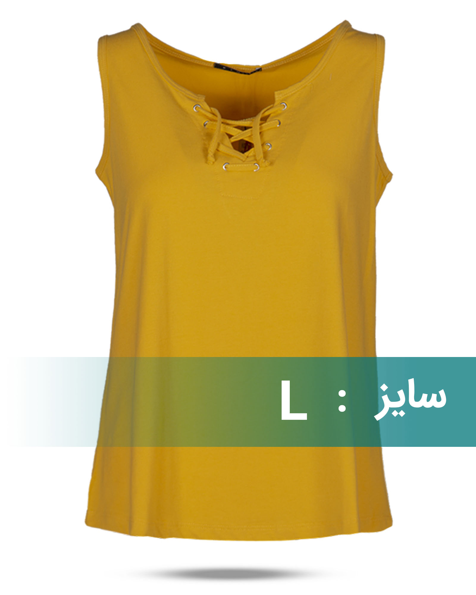 تاپ زنانه نخی 1358 - خردلی