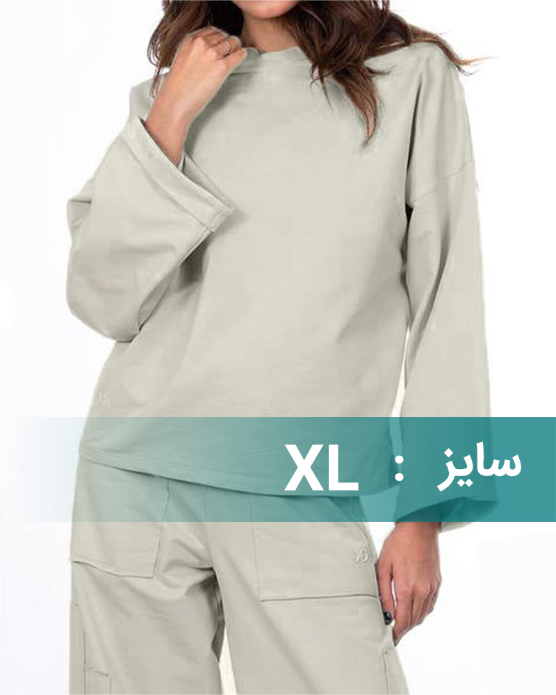 بلوز گلکسی زنانه 2324 - کرمى