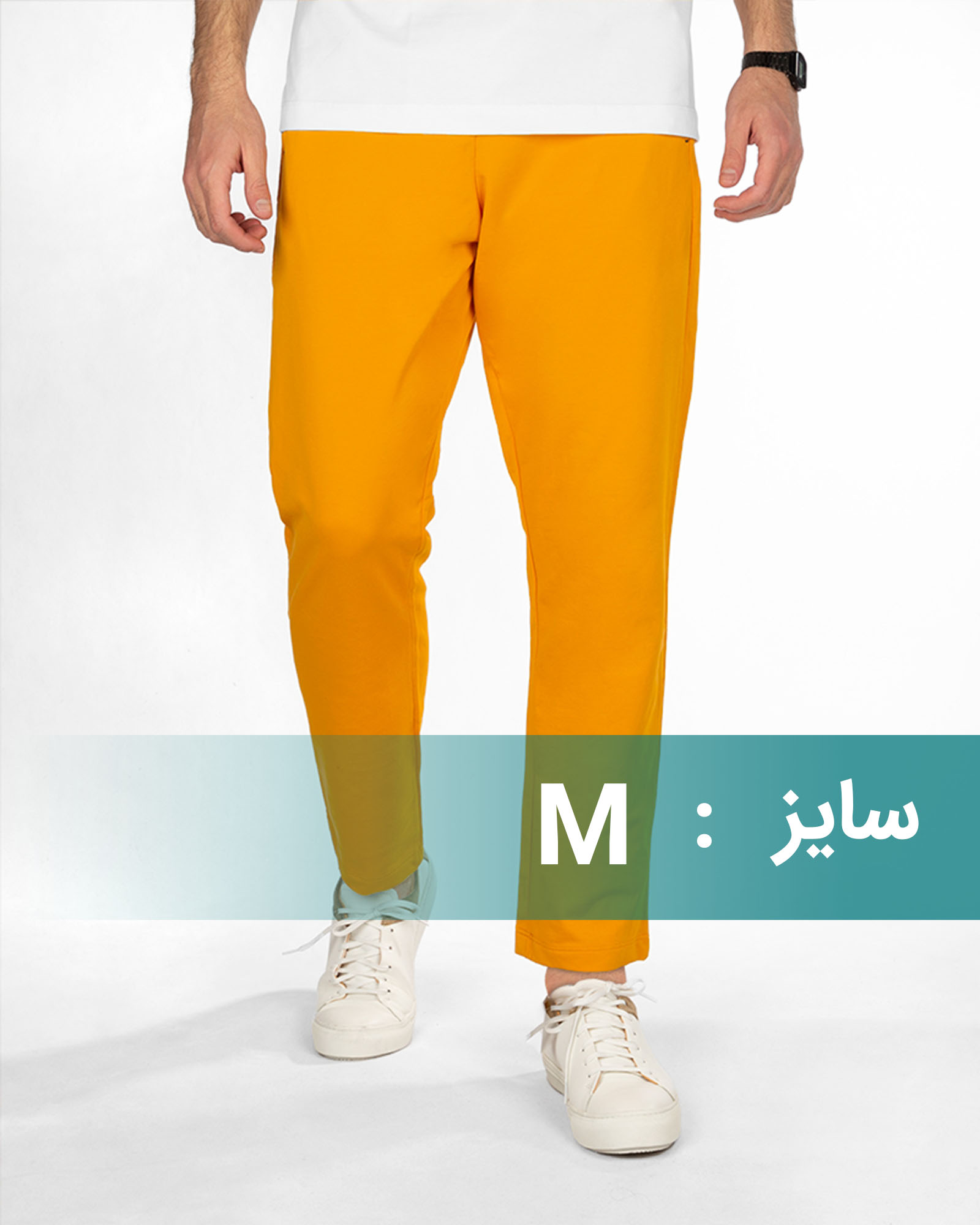 شلوار گرمکن مردانه 5010 - نارنجی